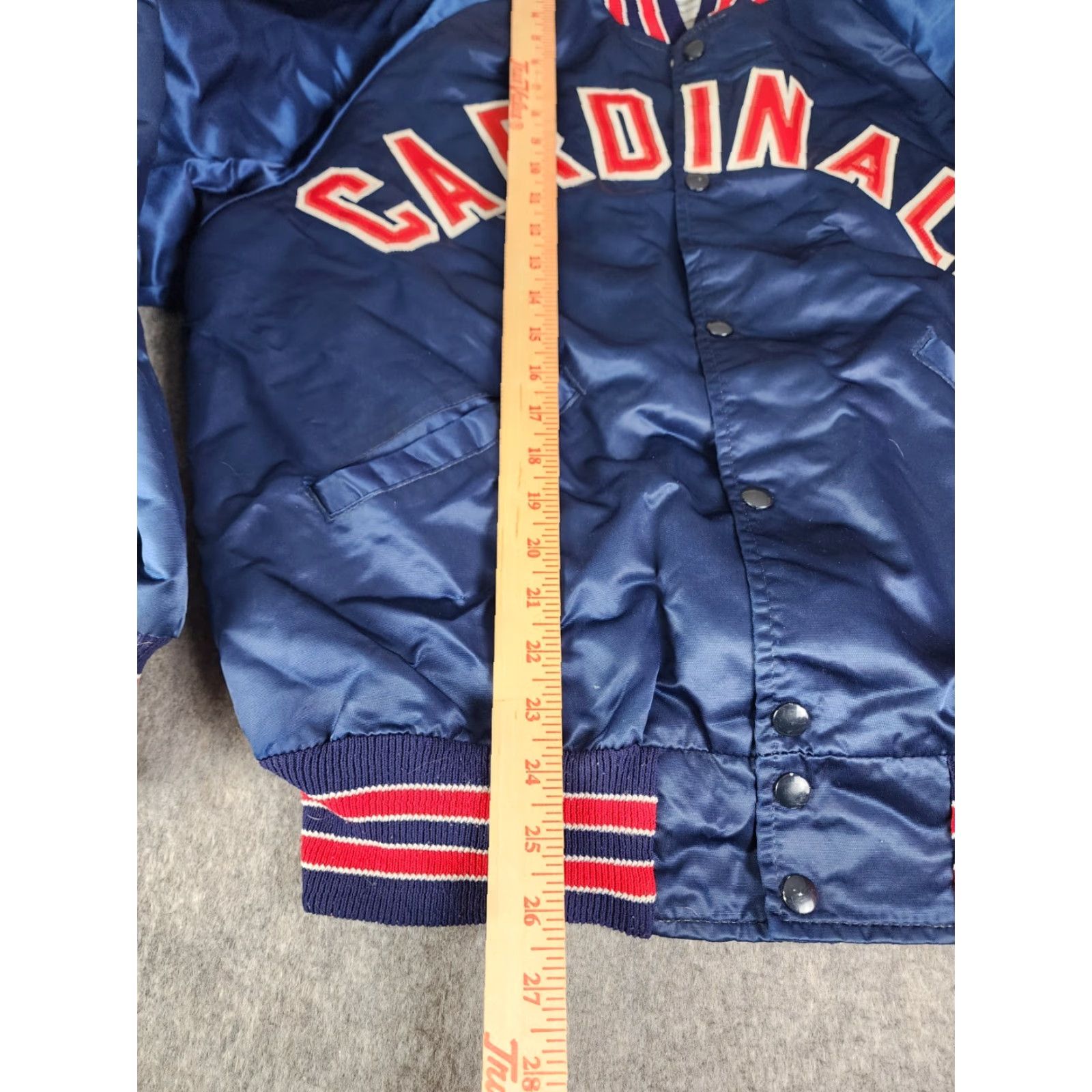Vintage VINTAGE DeLong USA Satin Bomber Jacket Blue Embroidered Button Up Size L Men Size US L / EU 52-54 / 3 - 5 Thumbnail