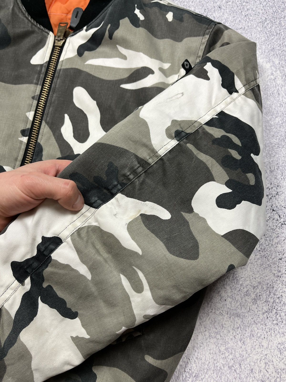 MA-1 fostex garments リバーシブル ボンバージャケット Fostex Garments × Japanese Brand × Vintage Fostex Garments MA-1