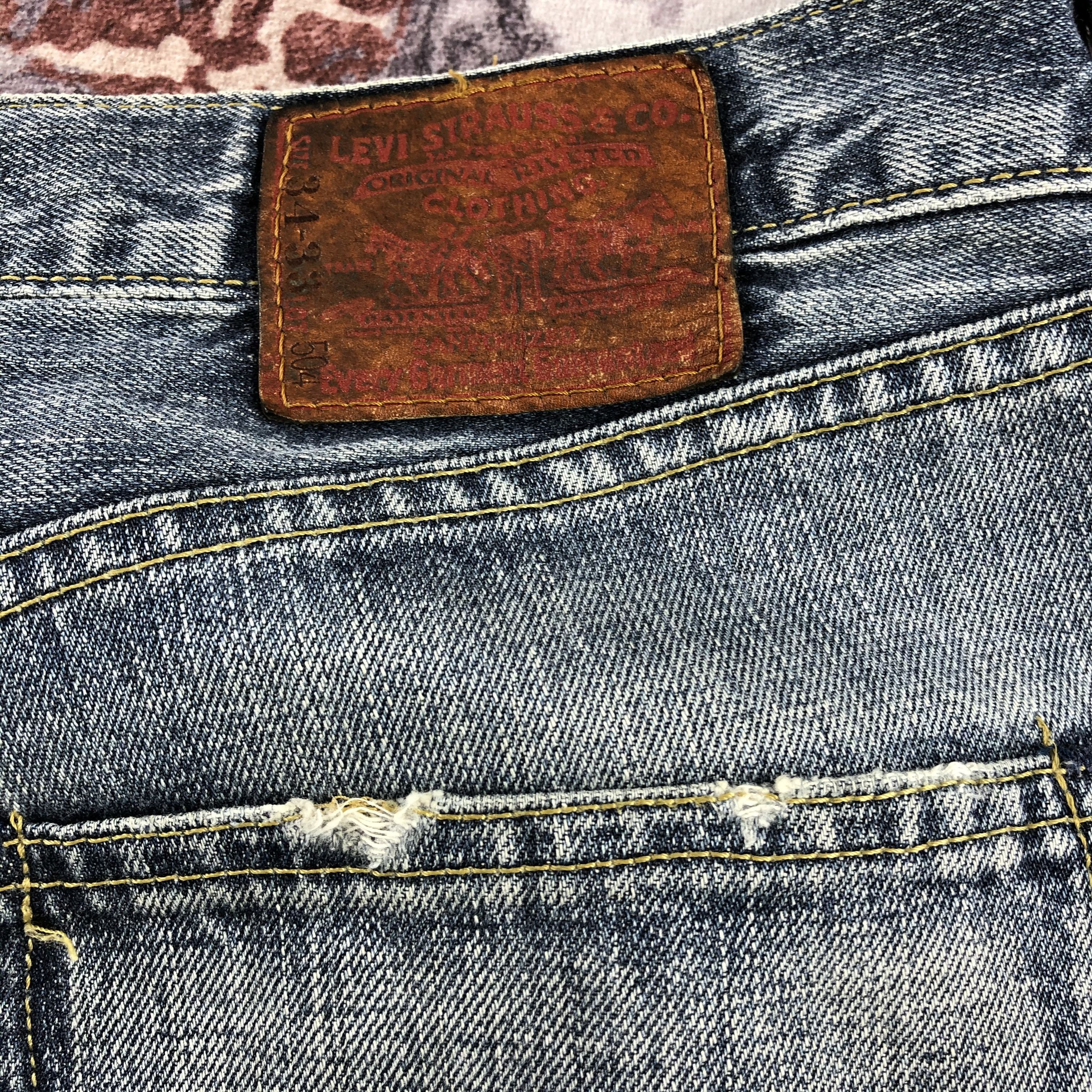 Levi's × Vintage 90s Vintage Blue Wash Levis 504 Jeans-JM2738 Size US 36 / EU 52 - 8 Thumbnail