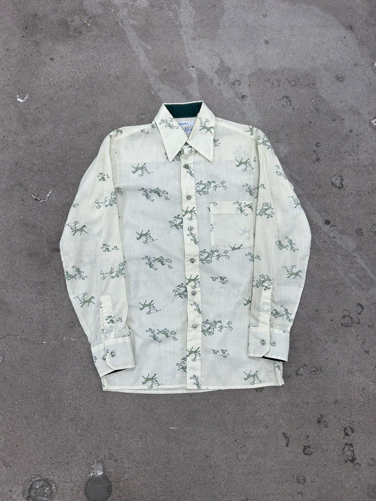Vintage Vintage 70s Kmart Hippy Button down AOP Size US M / EU 48-50 / 2 - 1 Thumbnail