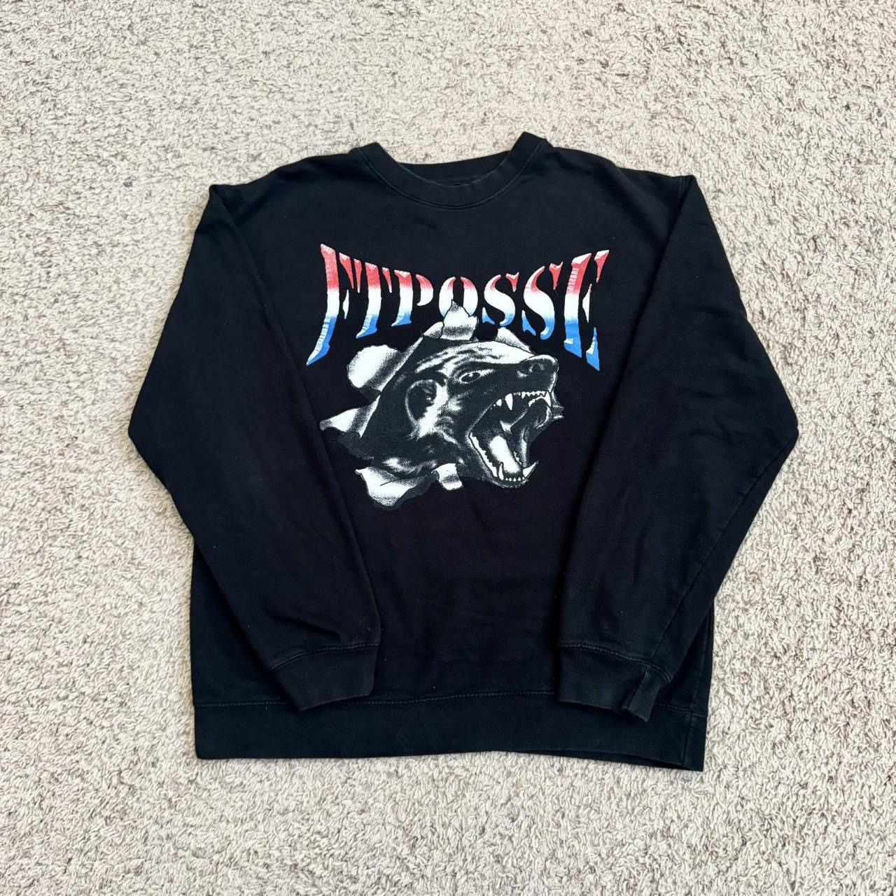 Other FTP FTPOSSEE Black Crewneck Sweatshirt Large Size US L / EU 52-54 / 3 - 2 Thumbnail