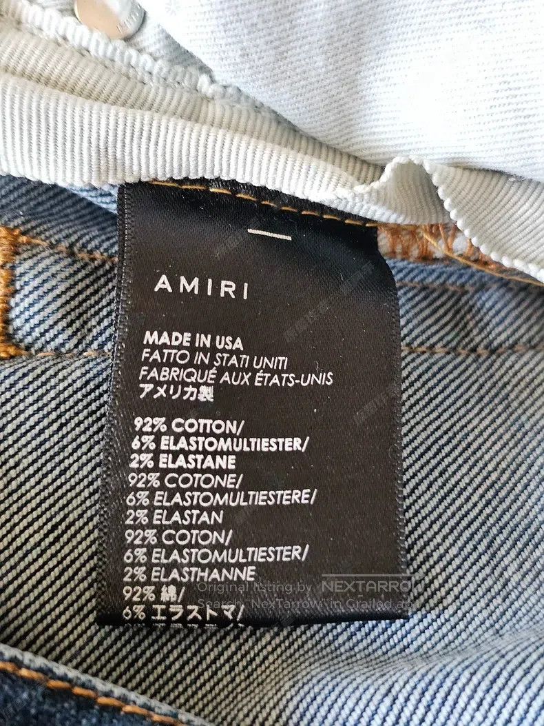 Amiri Amiri Motorcycle Jeans Size US 31 - 6 Thumbnail