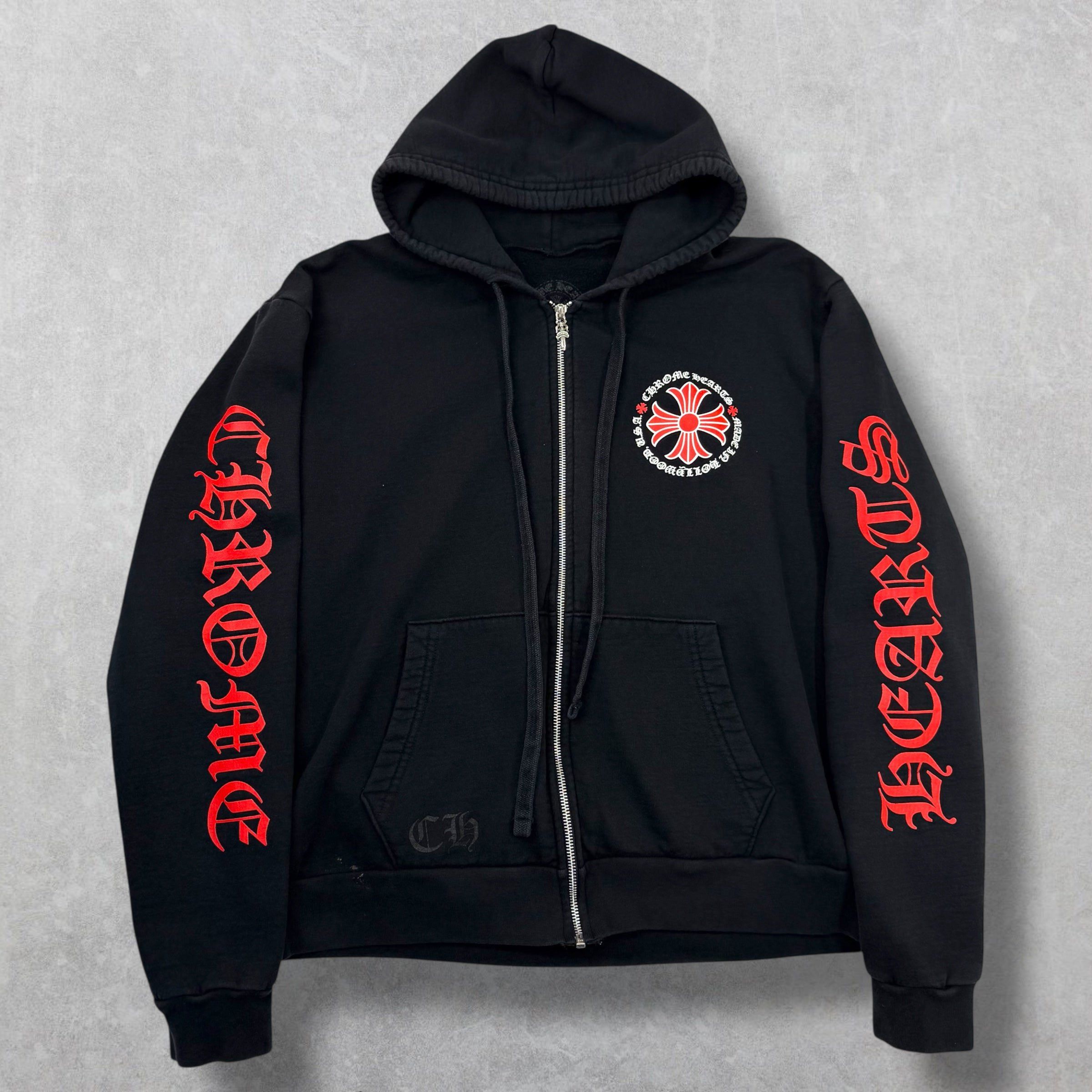 Chrome Hearts Chrome Hearts Hollywood Red Plus Cross Zip Up S Size US S / EU 44-46 / 1 - 1 Thumbnail