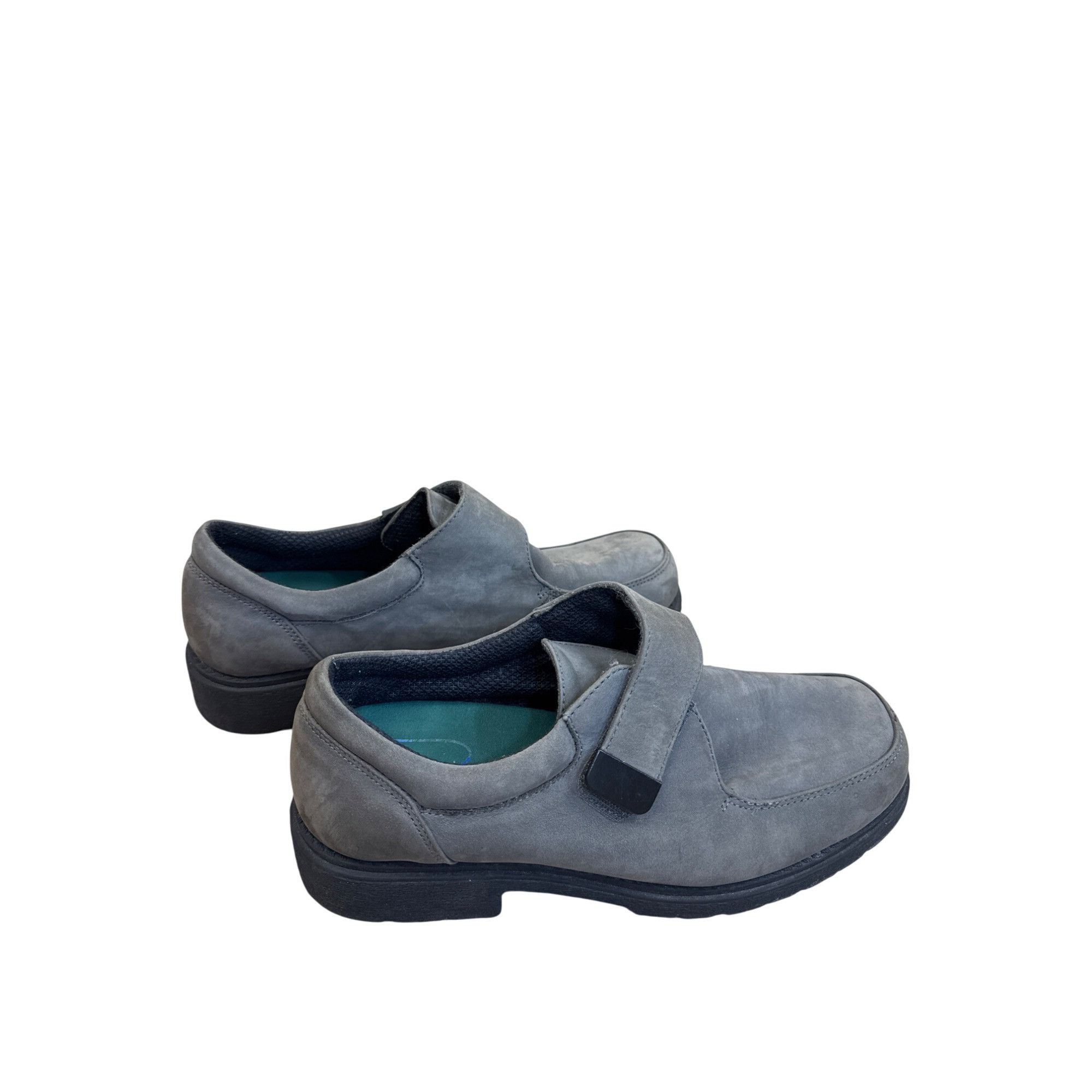 Other Dr. Scholls Mens Gray Leather Loafers Slip-On shoes Size 9D Size US 9 / EU 42 - 4 Thumbnail
