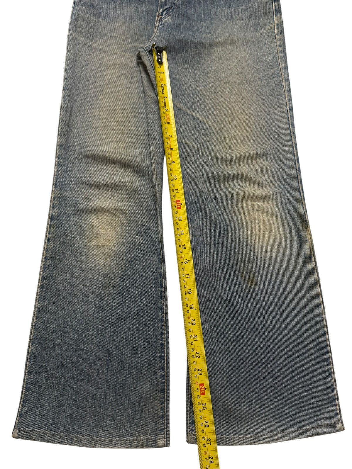Levi's Vintage 90s Levis 557 Blue Mud Wash Wide Leg Bootcut Loose Size US 28 / EU 44 - 11 Thumbnail