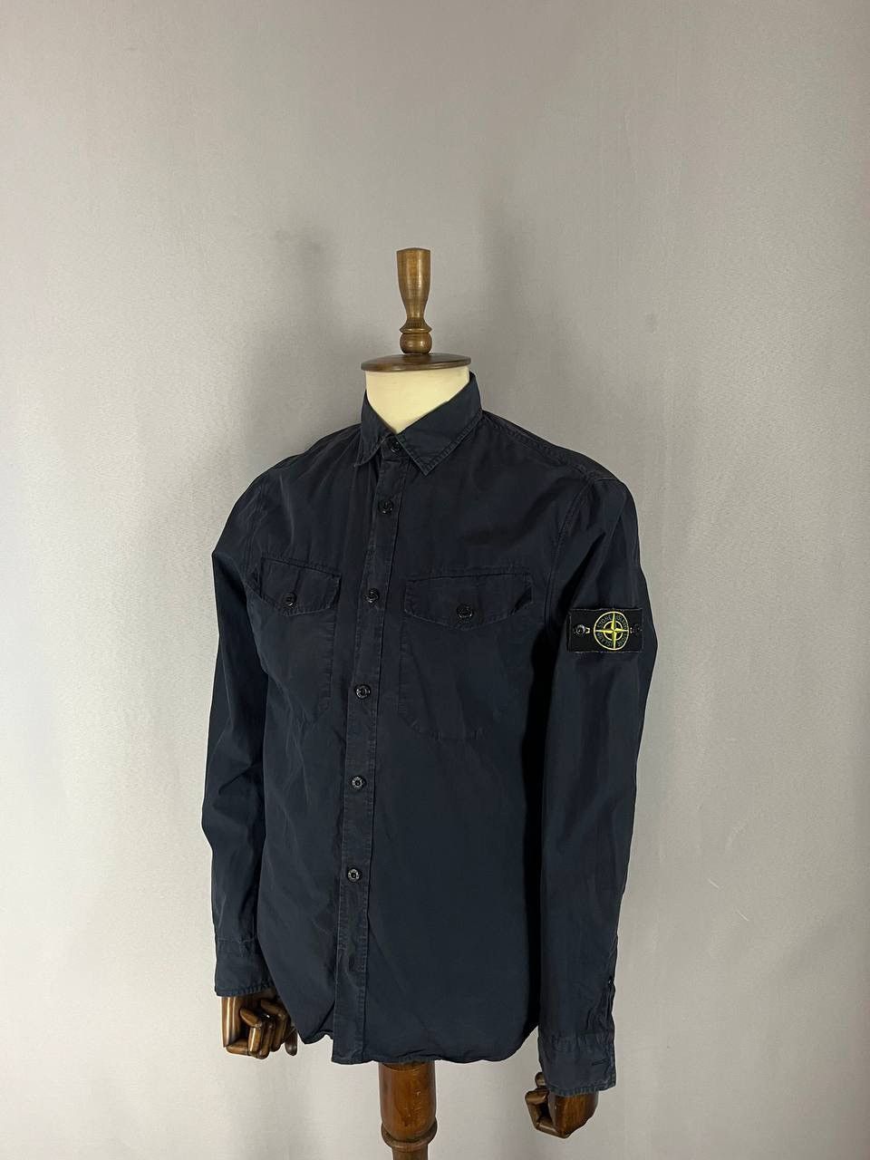 Stone Island Stone Island Navy Over Shirt Jacket Light Size US L / EU 52-54 / 3 - 1 Thumbnail