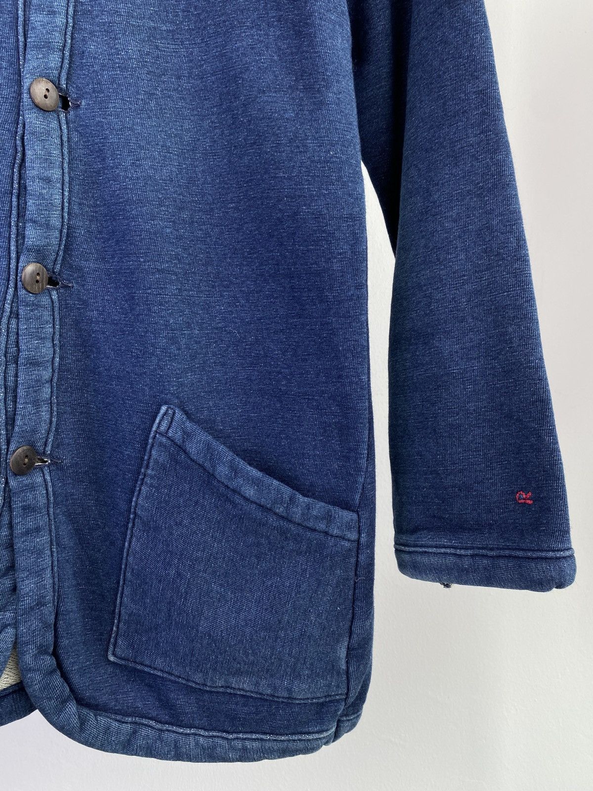 45rpm 45rpm Indigo Button Cardigan Jacket Japan Size US S / EU 44-46 / 1 - 9 Thumbnail