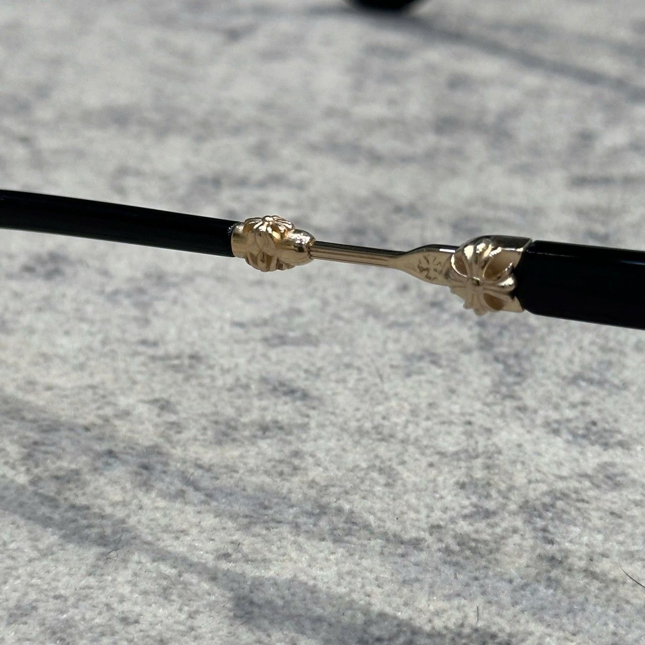 Chrome Hearts CHROME HEARTS DUCK BUTTER BLAC/GOLD PLATED Size ONE SIZE - 6 Thumbnail