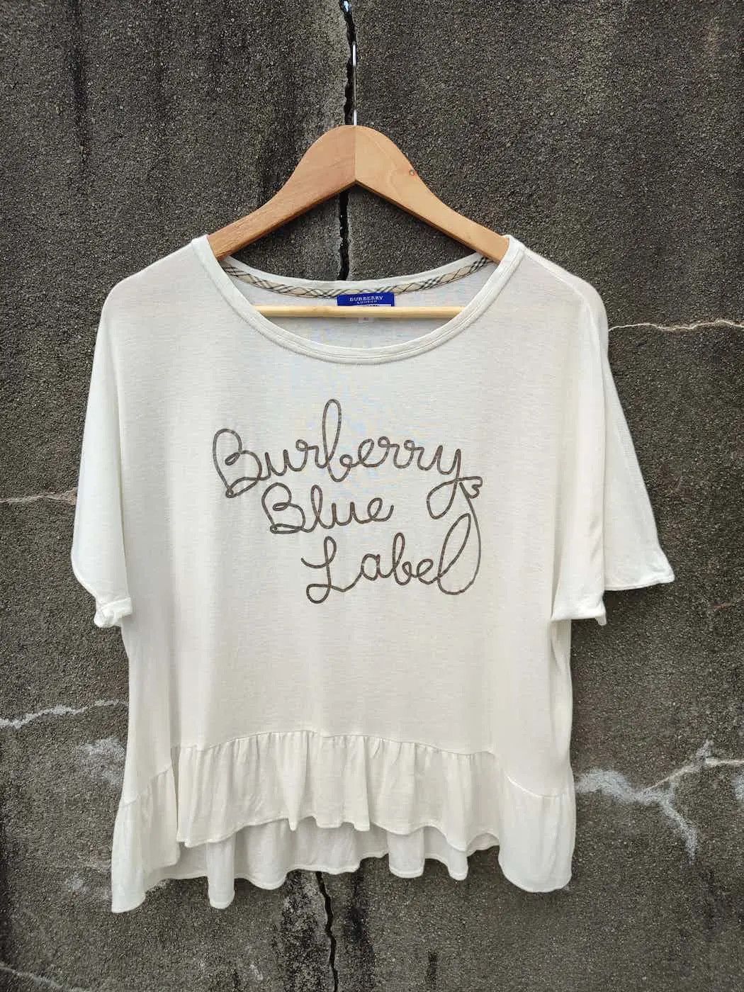 Burberry × Designer 🔥STEAL🔥Burberry London Blue Label Oversize Tee Size S / US 4 / IT 40 - 1 Thumbnail