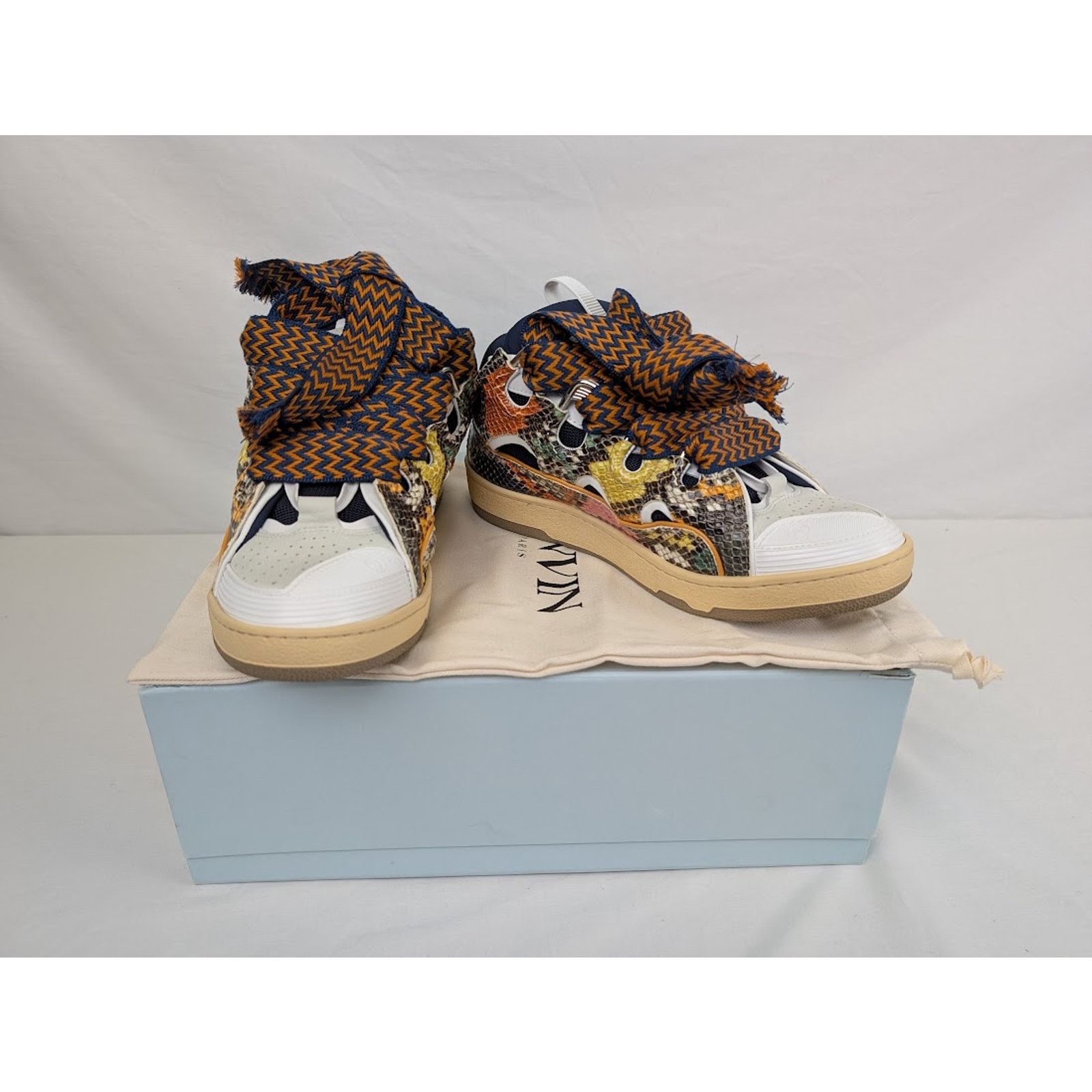 Lanvin o1rshd1 Curb Sneakers in Multicolor Size US 13 / EU 46 - 9 Thumbnail