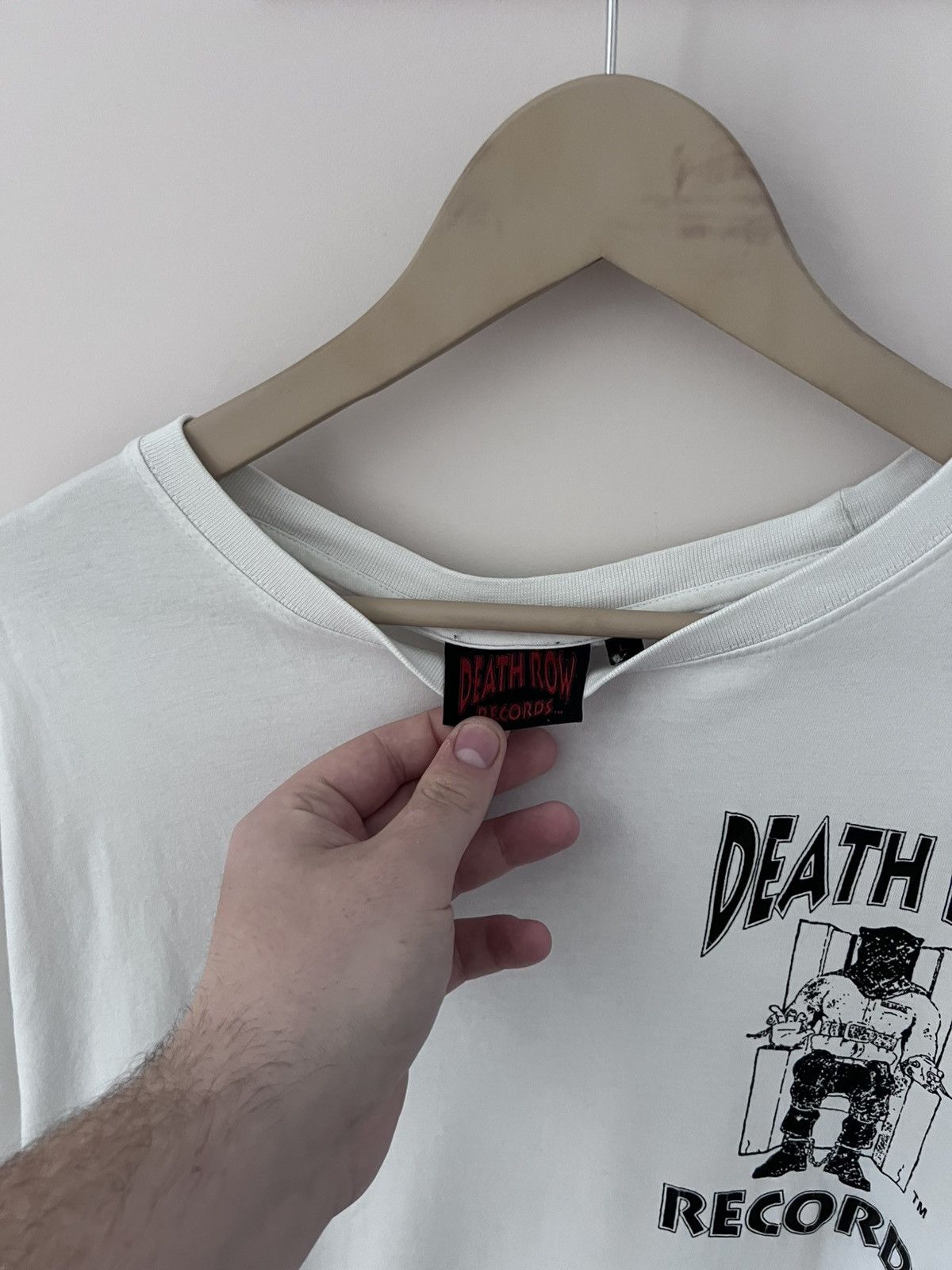 Death Row Records VERY RARE tee death row records L Size US L / EU 52-54 / 3 - 3 Thumbnail