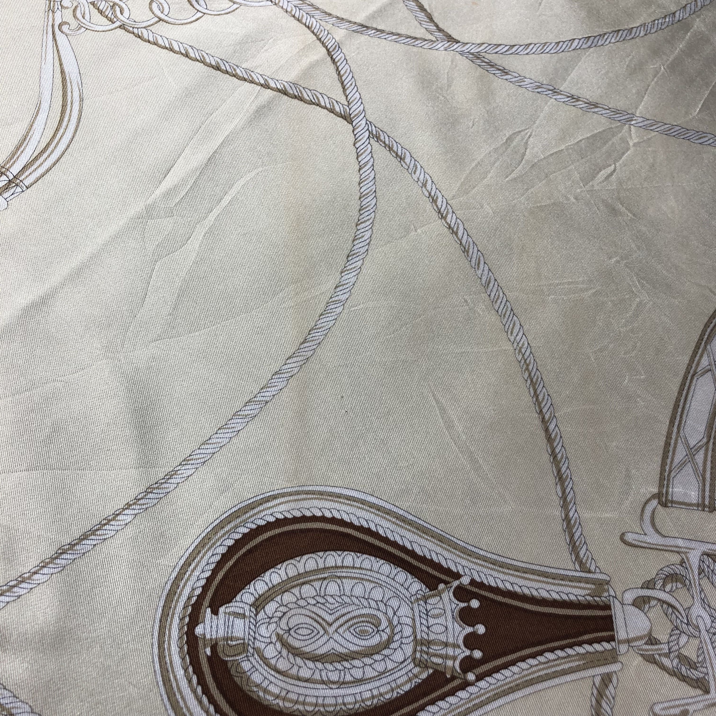 Japanese Brand Luxury Hand Rolled Silk Scarf M533 Size ONE SIZE - 6 Thumbnail