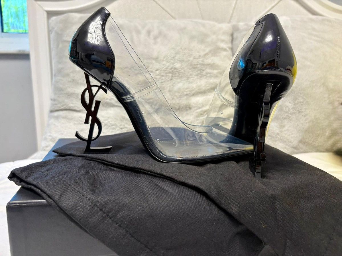 Yves Saint Laurent YSL Opyum 110 Pumps Pointy Toe Heels Size US 8.5 / IT 38.5 - 1 Thumbnail