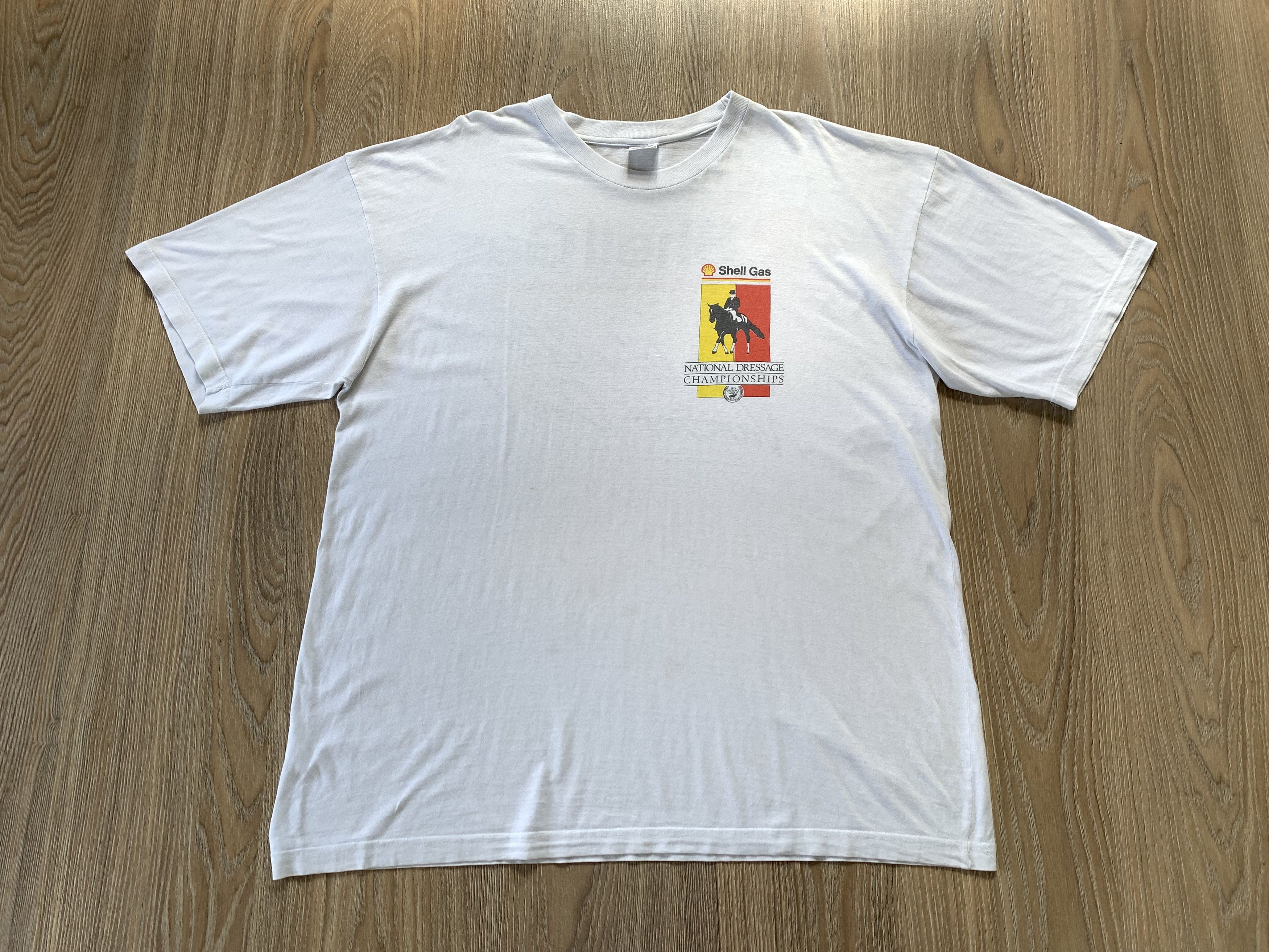 GAS Shell Gas Bright Green White Printed T-Shirt Size US XL / EU 56 / 4 - 2 Thumbnail