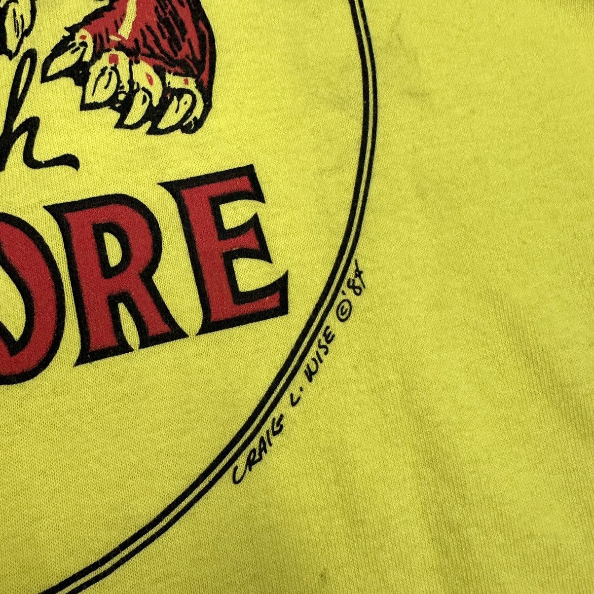 Fruit Of The Loom Vintage Gilmore Oil 80s A687 Size US M / EU 48-50 / 2 - 10 Thumbnail