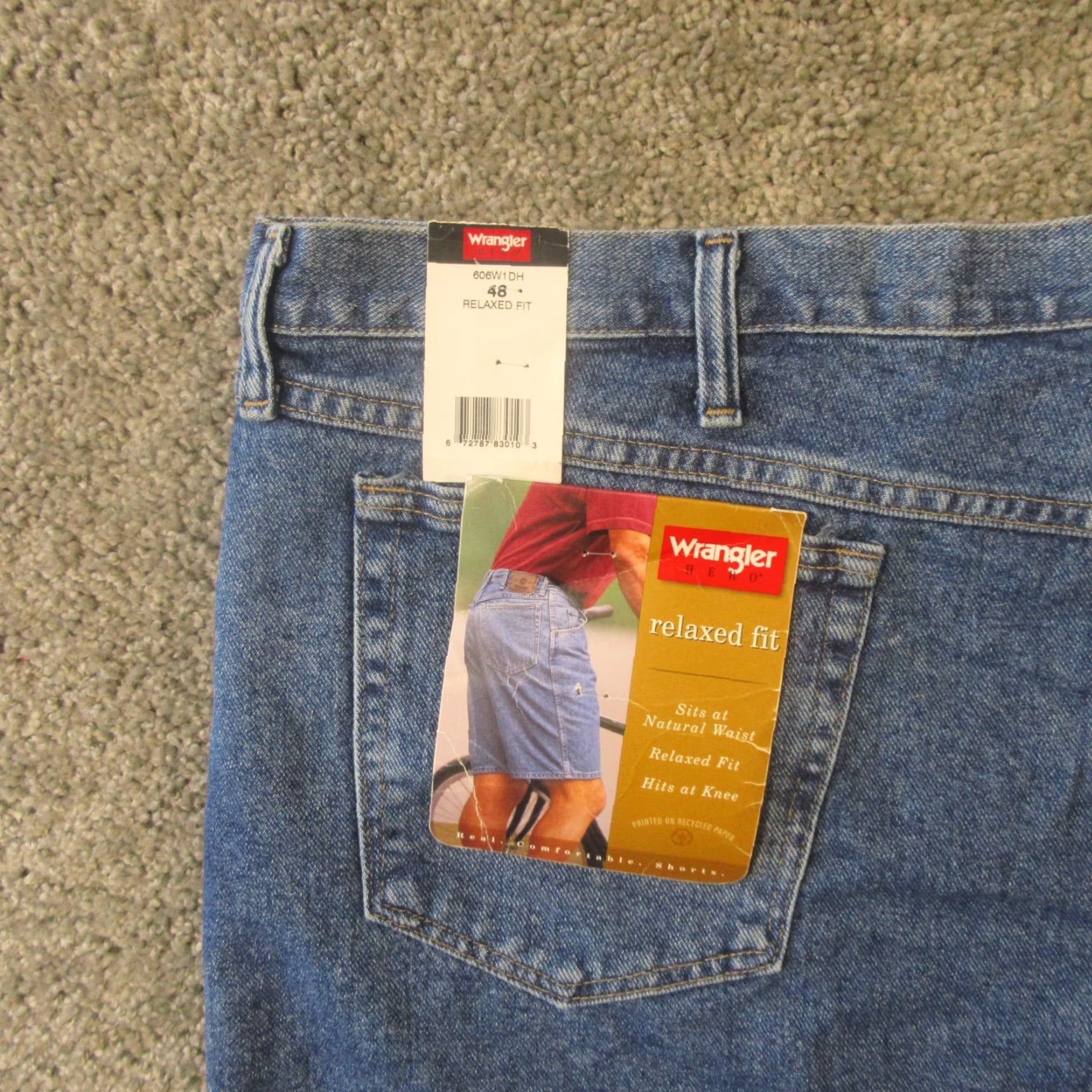 Wrangler VINTAGE Wrangler Jeans Shorts Mens 38 Five Star Premium Bermuda 5-Pocket Denim NEW NWT Blue 90s Style Relaxed Size US 32 / EU 48 - 3 Thumbnail