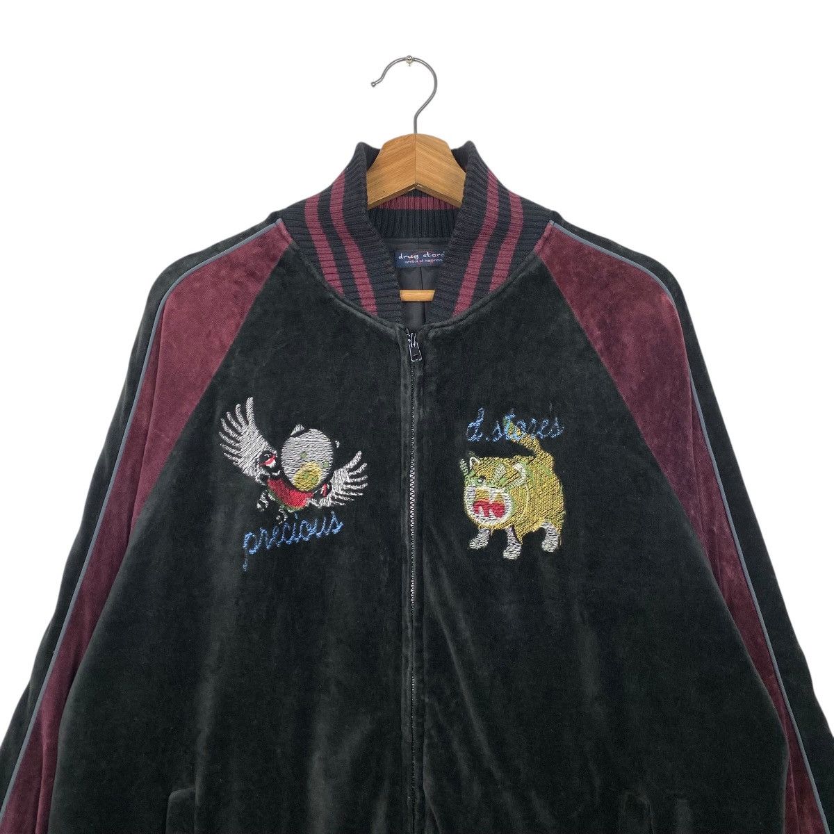 Japanese Brand Drug store velvet sukajan jacket Size US M / EU 48-50 / 2 - 2 Thumbnail