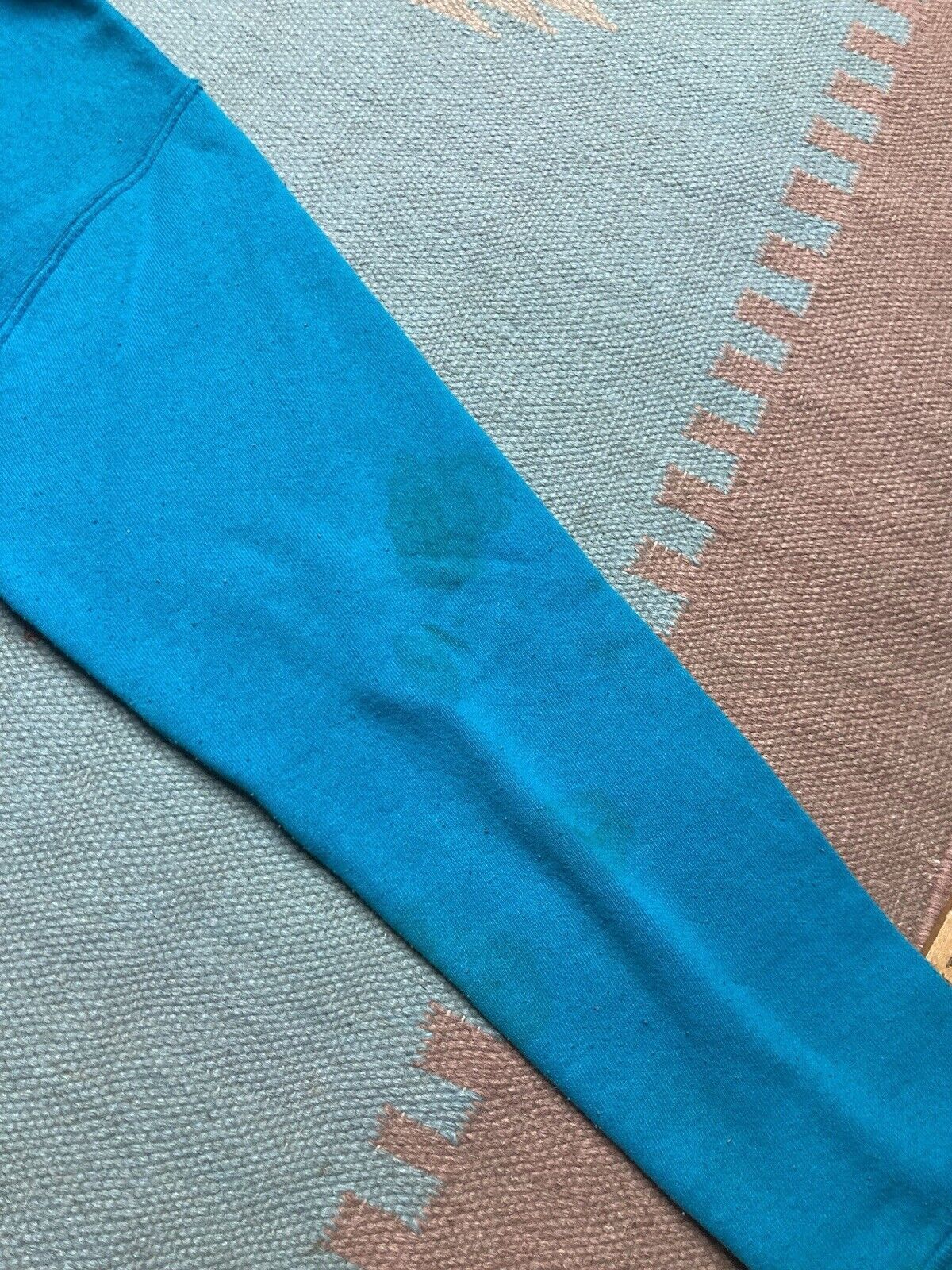 Russell Athletic × Vintage 80s Russell athletic pullover hoodie teal blank teal blue M Size US M / EU 48-50 / 2 - 7 Thumbnail