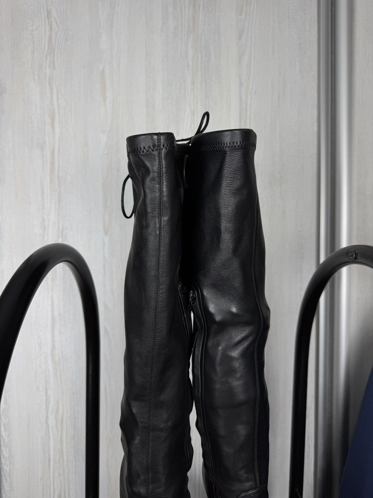 Etro ETRO black soft leather knee length heel boots Size US 9.5 / IT 39.5 - 11 Thumbnail