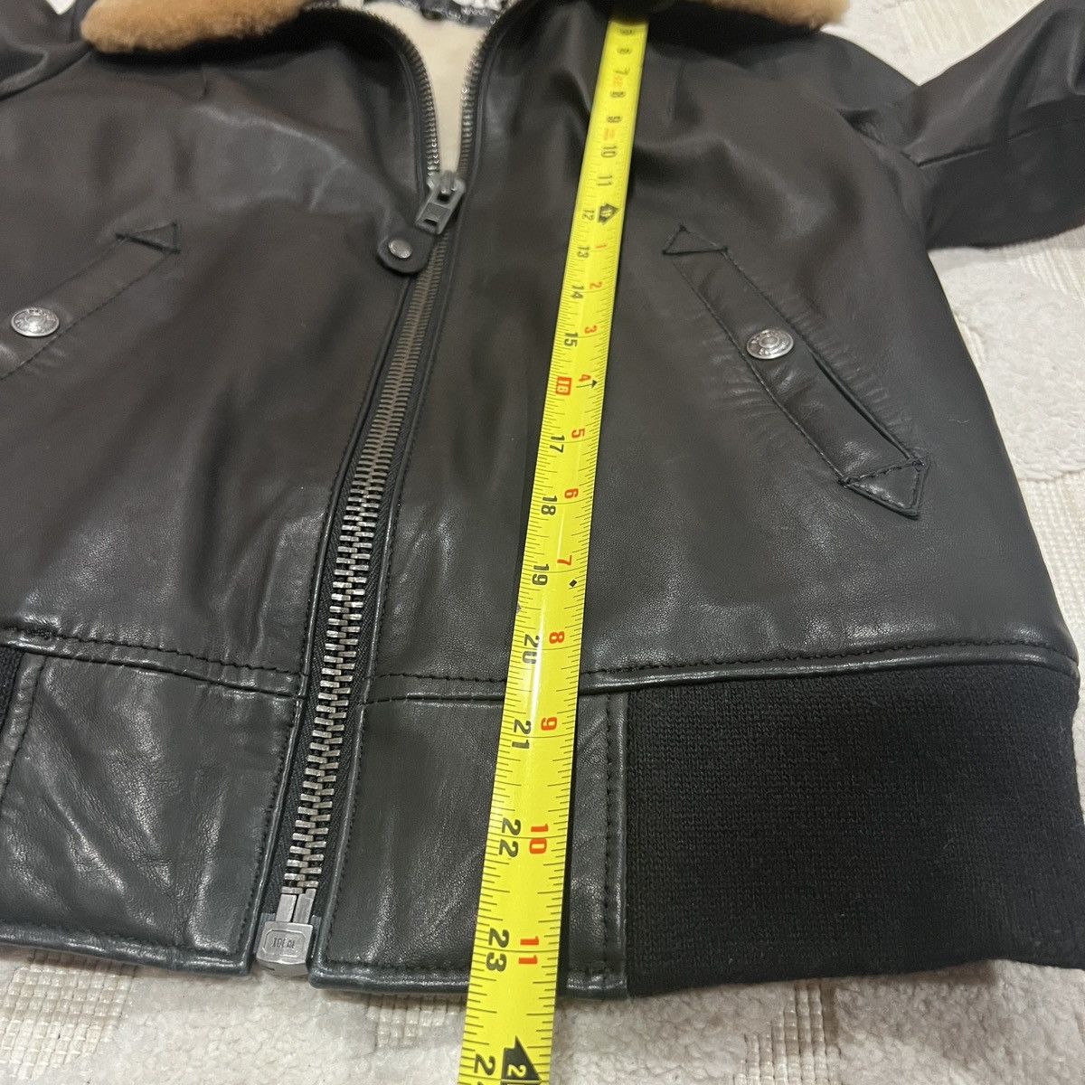 Schott Schott G-1 Shearling Bomber Leather Jacket Size S / US 4 / IT 40 - 9 Thumbnail