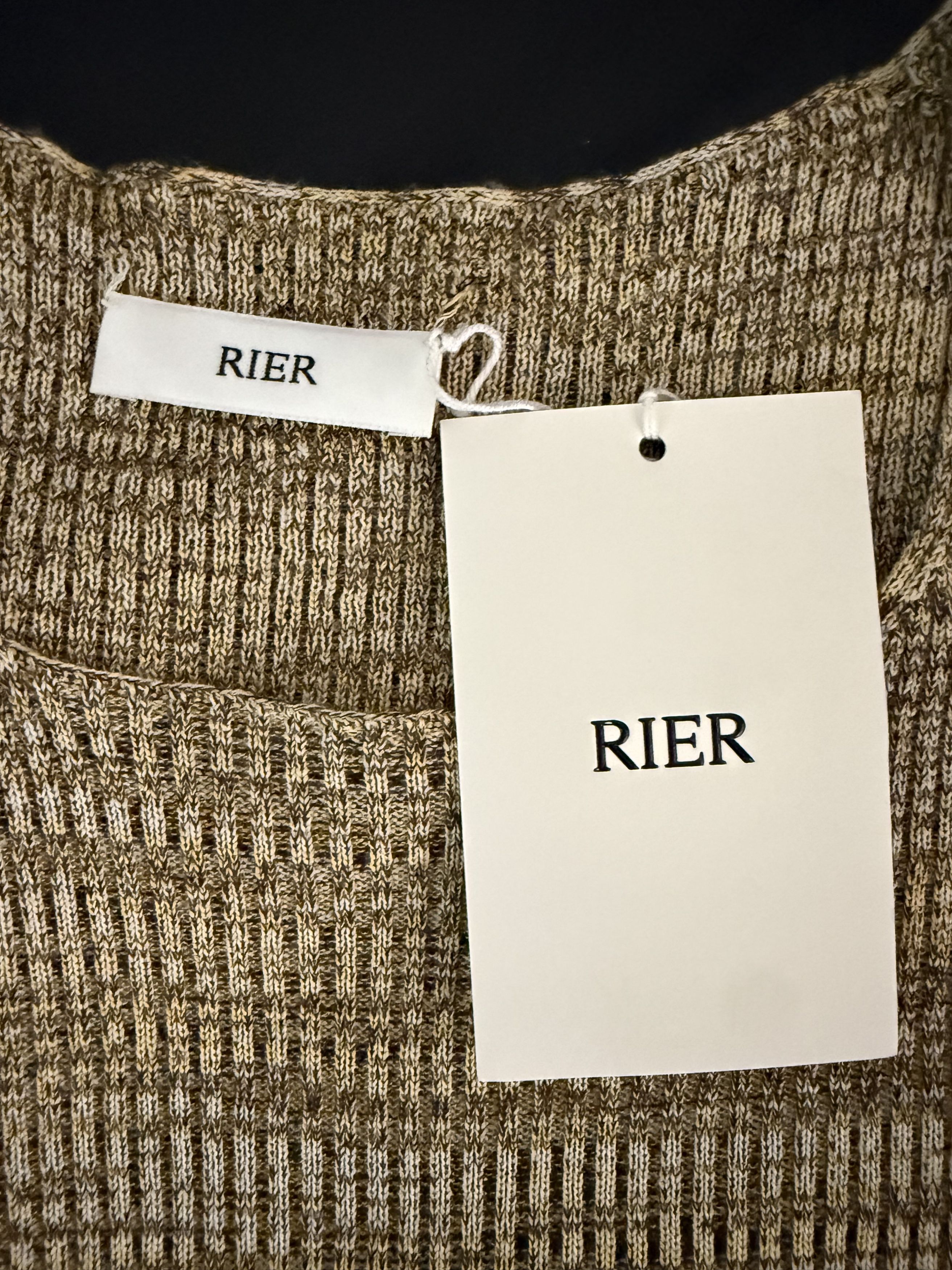RIER Rier Citrine Gemstone Silk Knit Size US XL / EU 56 / 4 - 8 Thumbnail