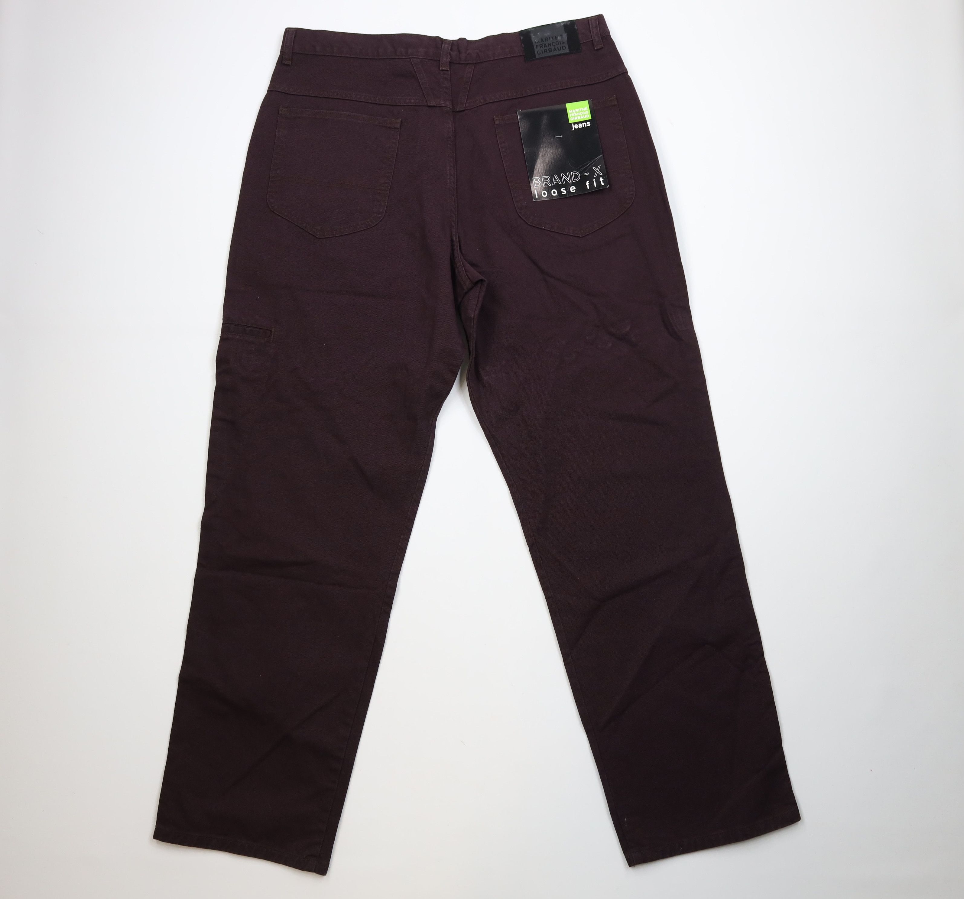 Marithe + Francois Girbaud Deadstock Vintage 90s Marithe Francois Girbaud Wide Jeans Size US 40 / EU 56 - 9 Thumbnail