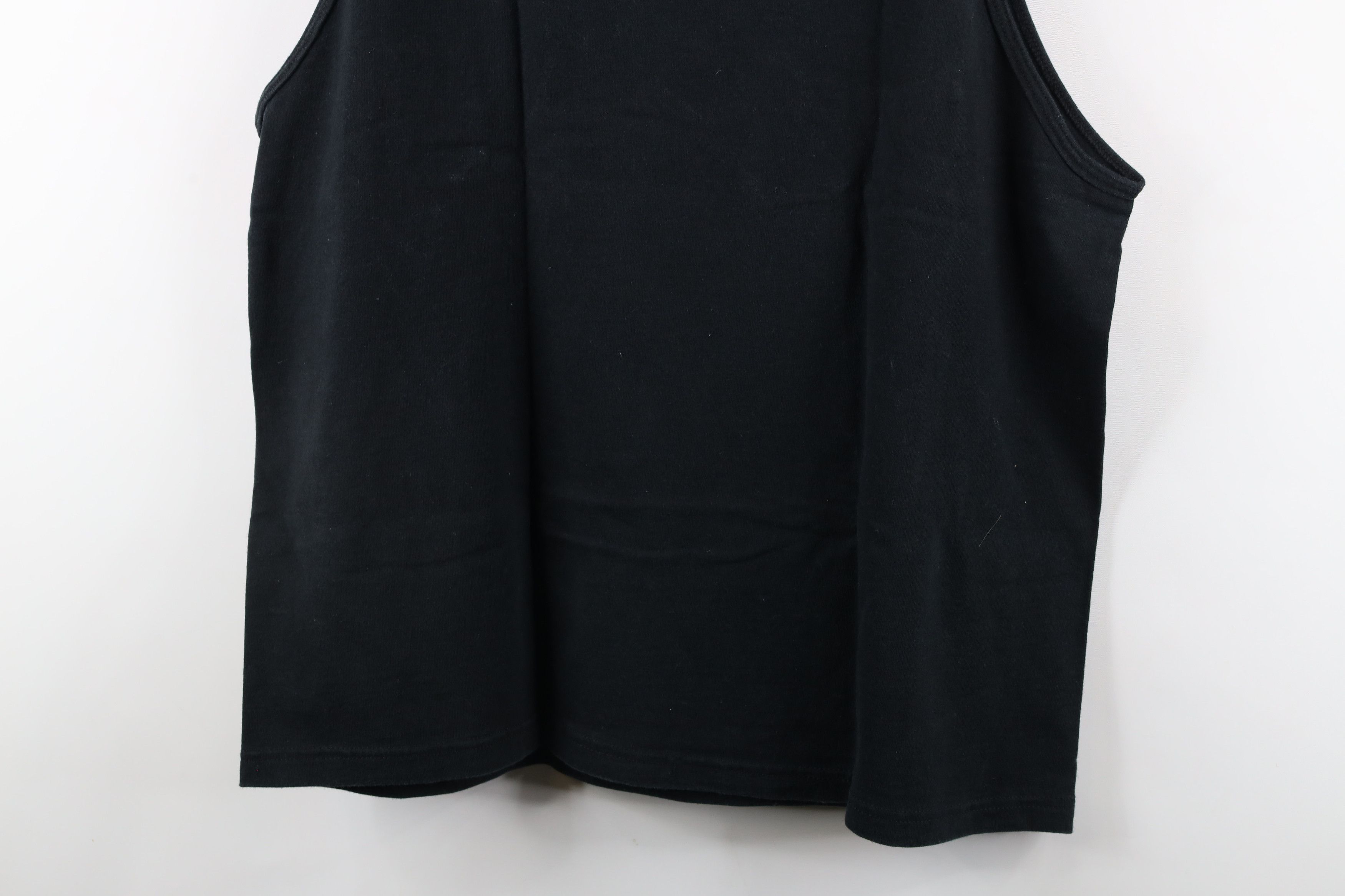Vintage Vintage 90s Streetwear Blank Tank Top T-Shirt Black Cotton Size US XL / EU 56 / 4 - 9 Thumbnail