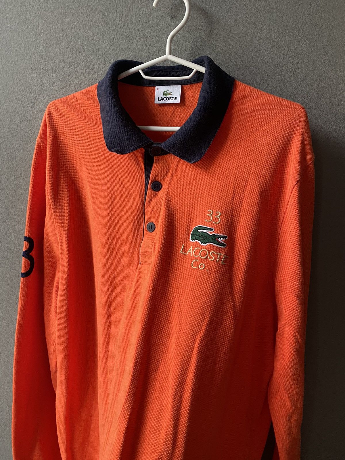 Lacoste Lacoste Polo Shirt Mens #33 Small Logo Long Sleeve Size US L / EU 52-54 / 3 - 2 Thumbnail