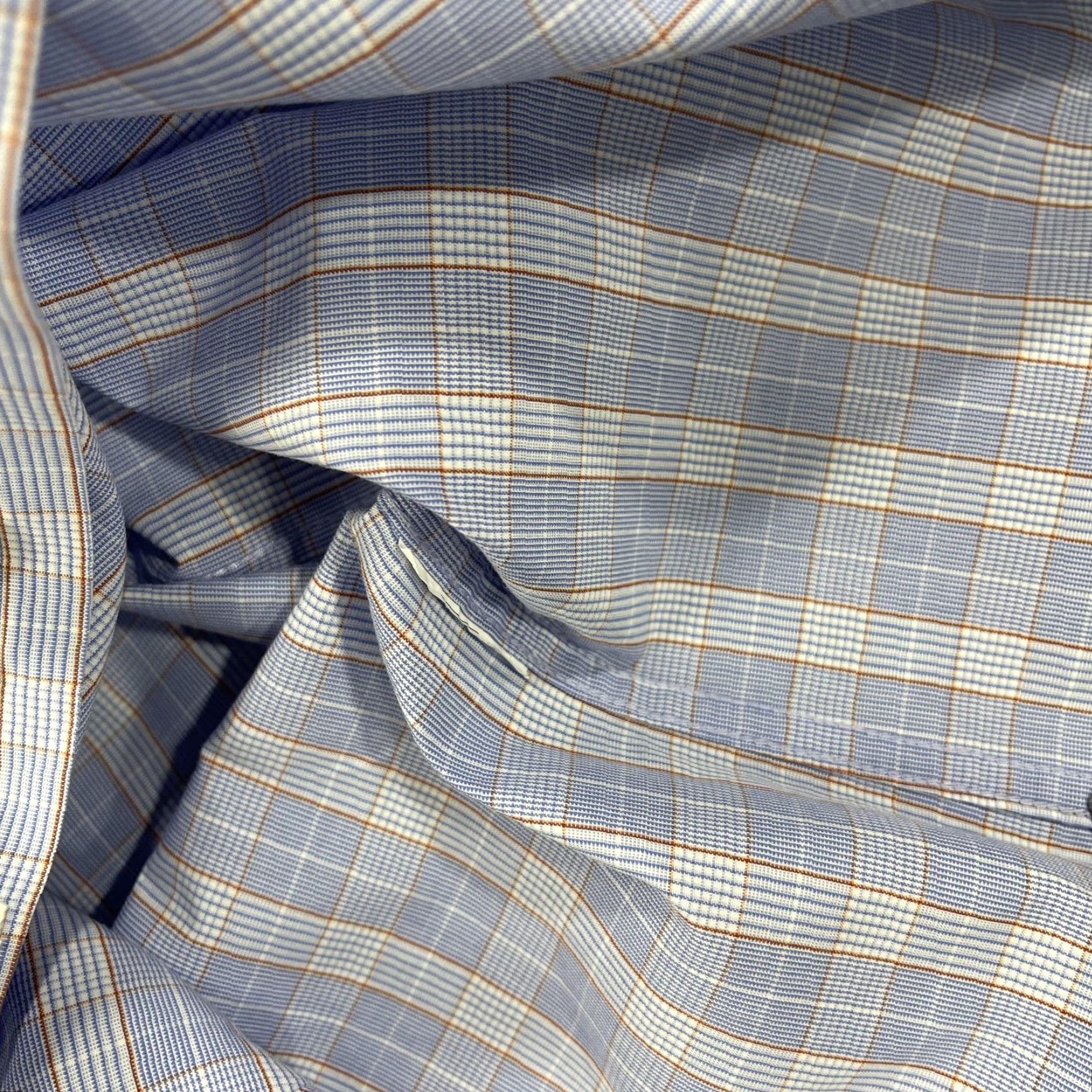Todd Snyder Todd Snyder Shirt Mens 15.5 34/35 Blue Plaid Cotton Long Sleeve Dress Shirt Size 42R - 6 Thumbnail