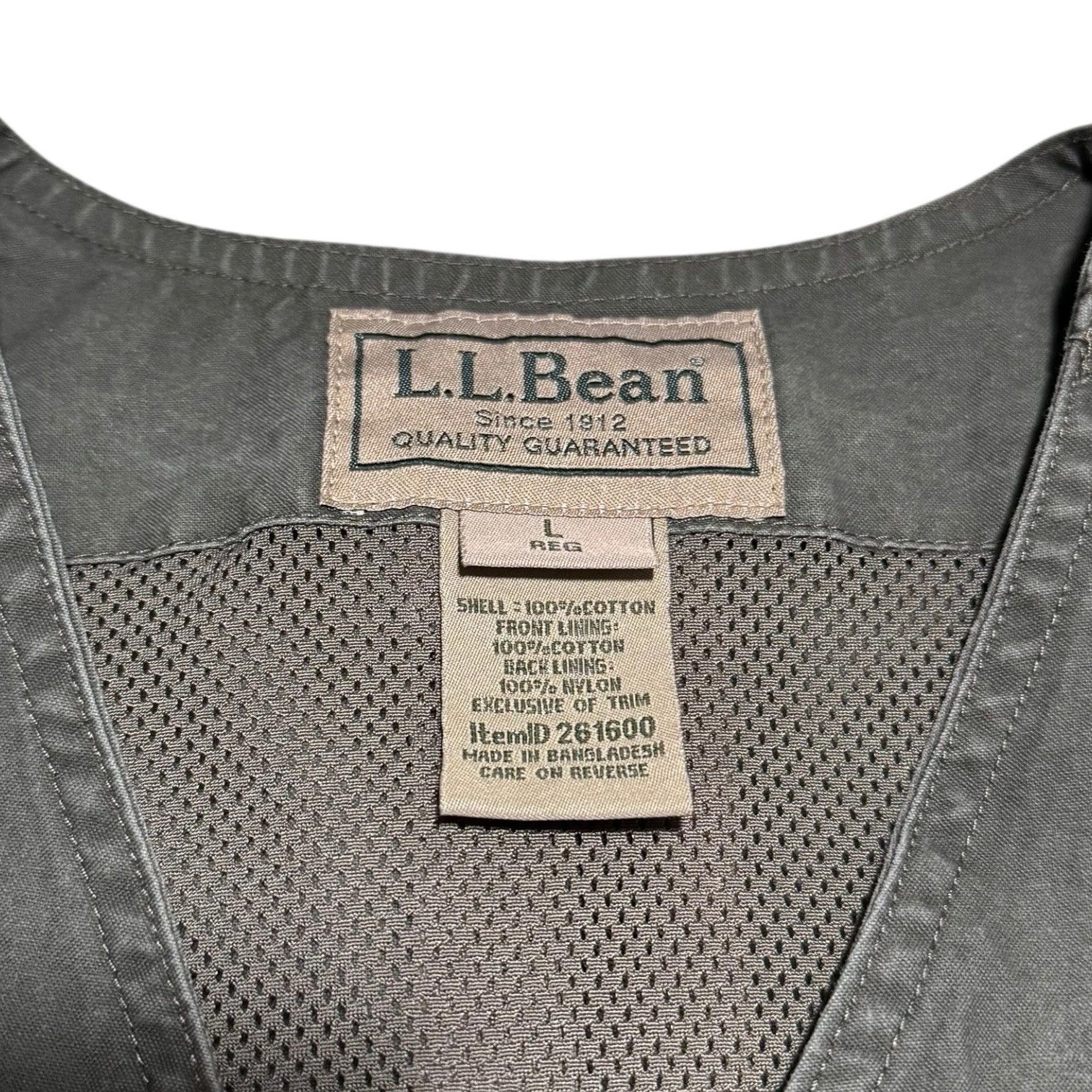 L.L. Bean L.L. Bean Green Multi Pocket Canvas Vest Men's Large Size US L / EU 52-54 / 3 - 4 Thumbnail