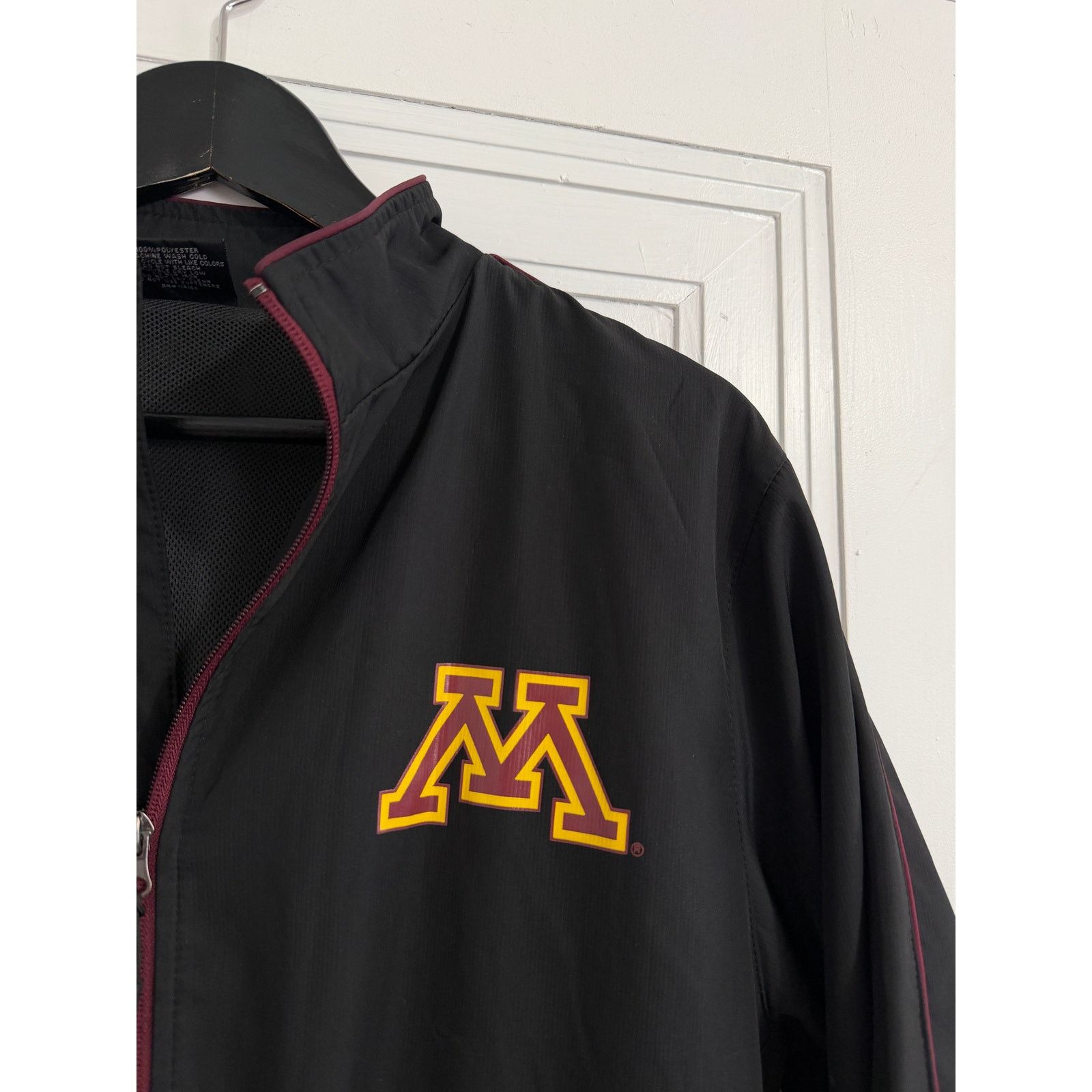 Colosseum Athletics Minnesota Gophers Black Full-Zip Windbreaker Size Medium Size US M / EU 48-50 / 2 - 2 Thumbnail