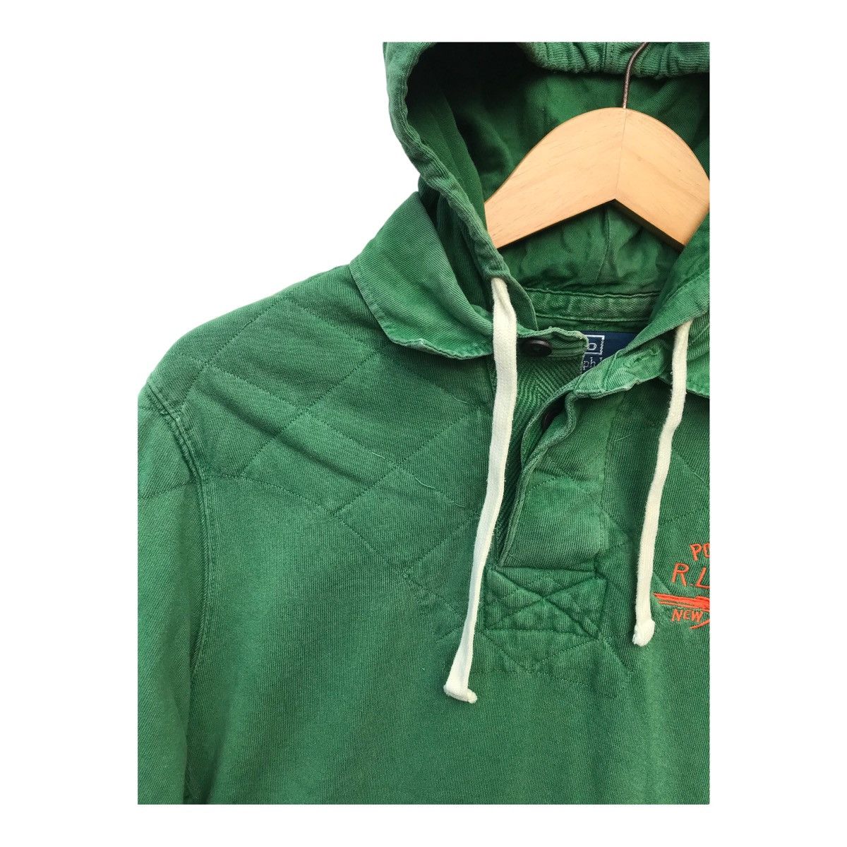 Polo Ralph Lauren Vintage Polo Ralph Lauren Kayak Rugby Shirt Hoodie Size US M / EU 48-50 / 2 - 6 Thumbnail