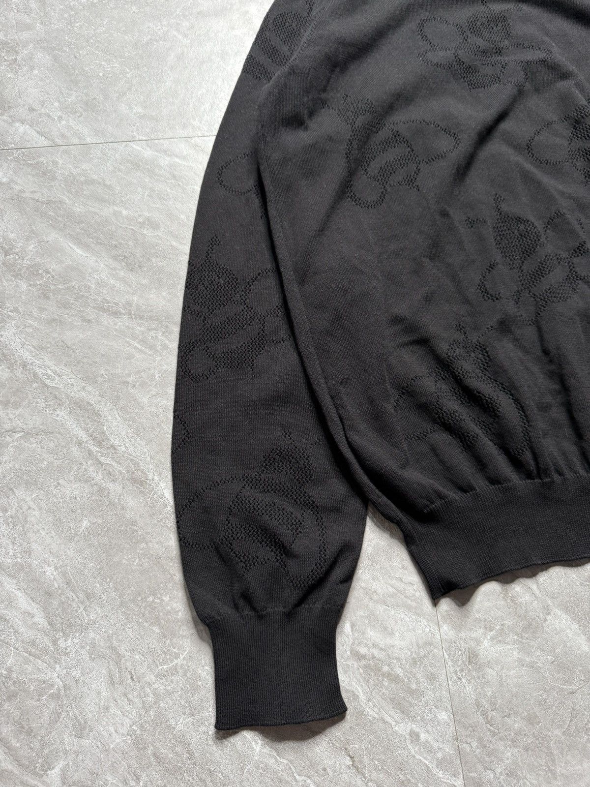 Dior × Kaws Dior x Kaws Bee Jacquard Knit Sweater Size US L / EU 52-54 / 3 - 2 Thumbnail