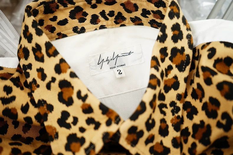 Yohji Yamamoto Yohji Yamamoto Yohji Yamamoto Leopard Print Collared Shirt Size US M / EU 48-50 / 2 - 9 Thumbnail