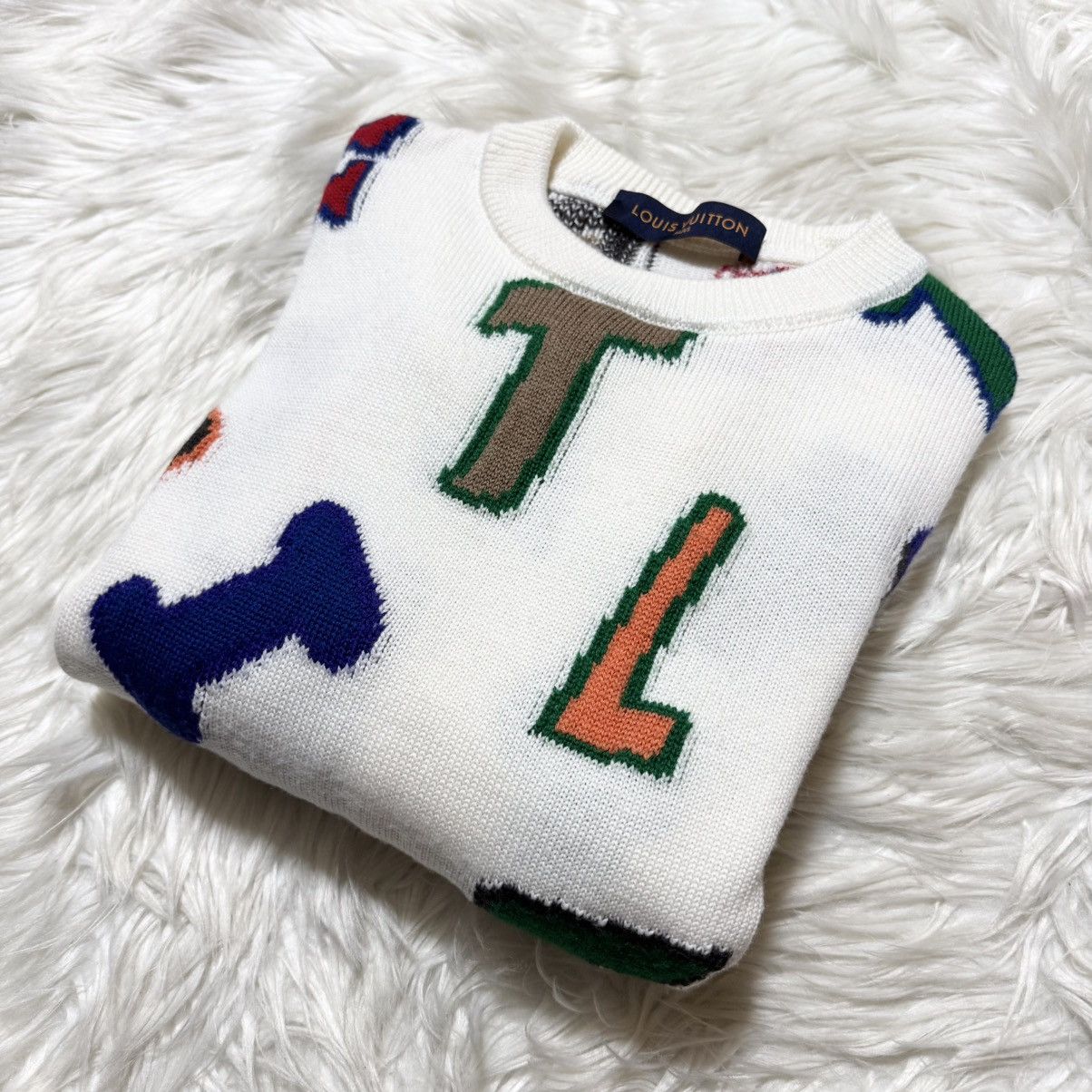 Louis Vuitton Louis Vuitton NBA collaboration multi-logo knit sweater Size US XS / EU 42 / 0 - 11 Thumbnail