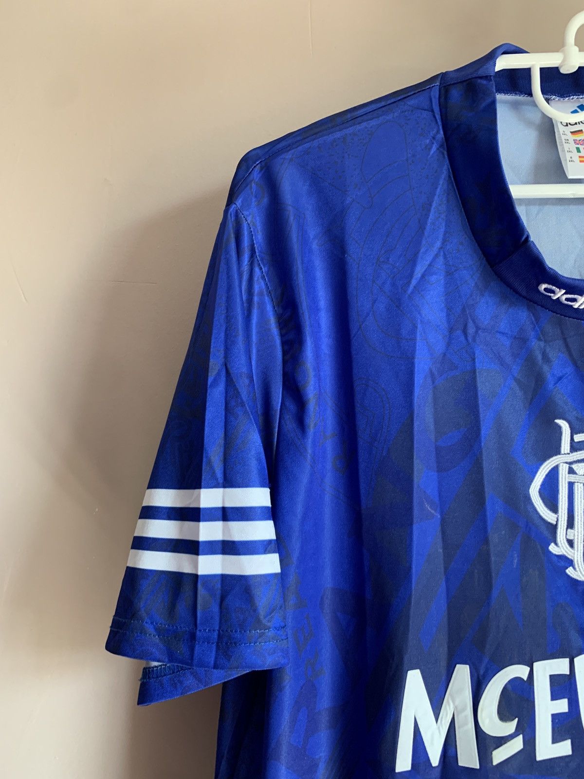 Adidas Rangers Glasgow Home Football Shirt Vintage Adidas Soccer XL Size US XL / EU 56 / 4 - 4 Thumbnail