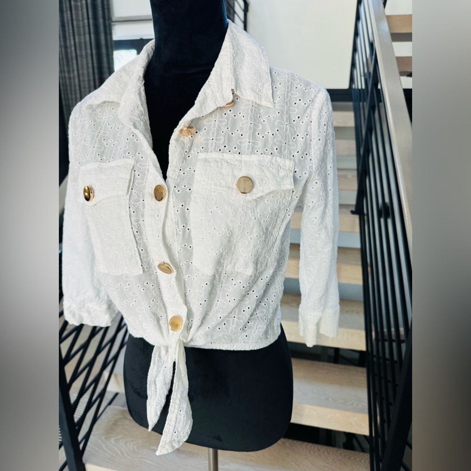 Other New Molly Bracken White Button-Down Women's Shirt size S Size S / US 4 / IT 40 - 7 Thumbnail