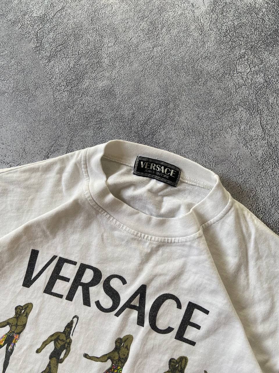 Versace Versace Vintage Jeans Couture 90s Athletic Statue White Size US L / EU 52-54 / 3 - 9 Thumbnail