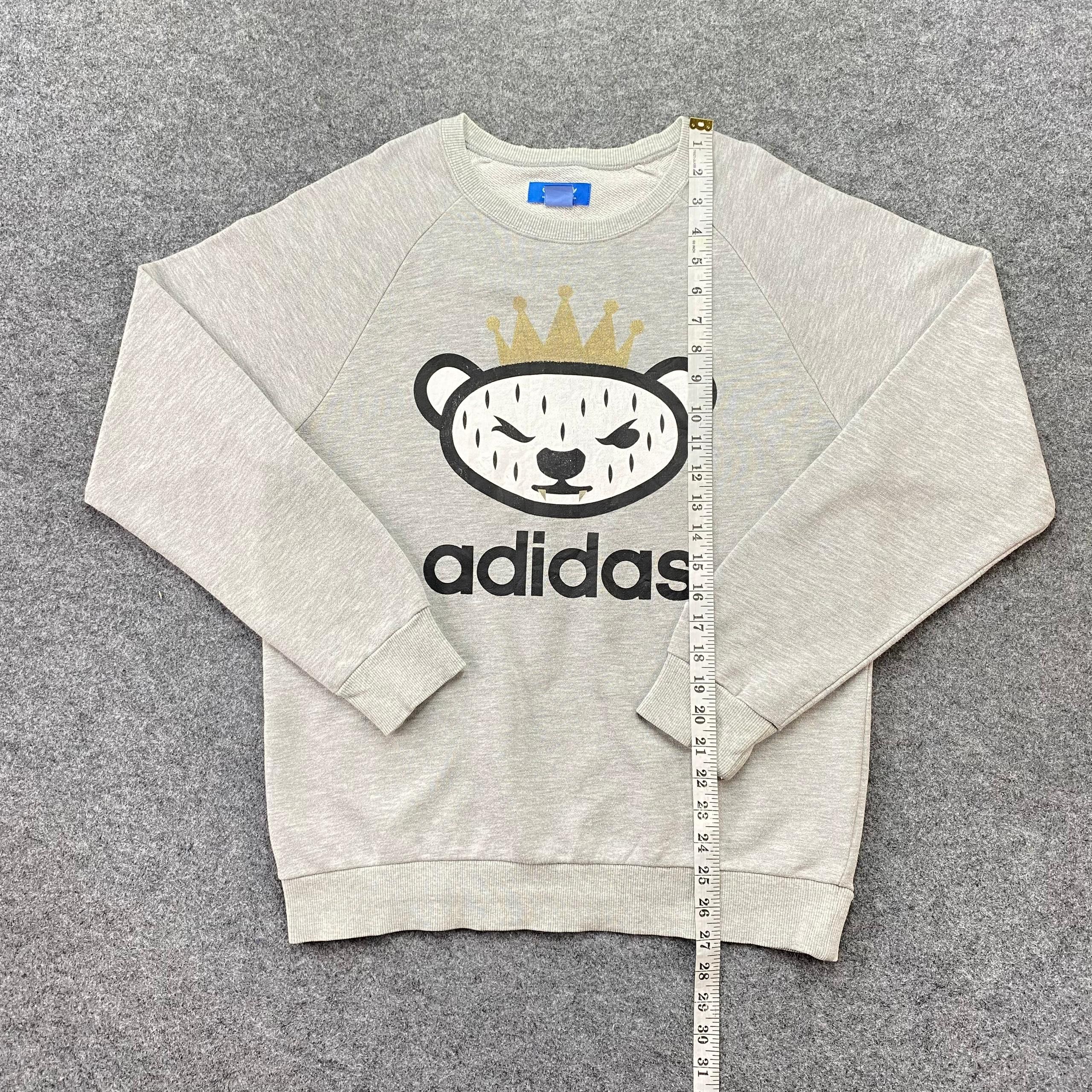 Adidas Vintage Adidas Bear Sweatshirt Size US L / EU 52-54 / 3 - 7 Thumbnail