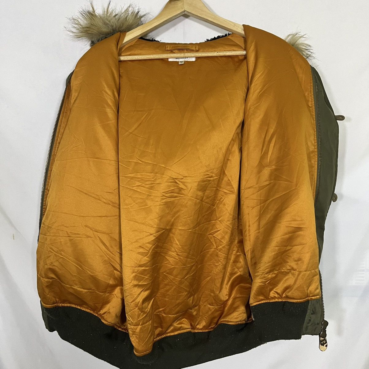 If Six Was Nine MOUSSY LGB INSPIRED FUR HOODED JACKET Size US XL / EU 56 / 4 - 5 Thumbnail