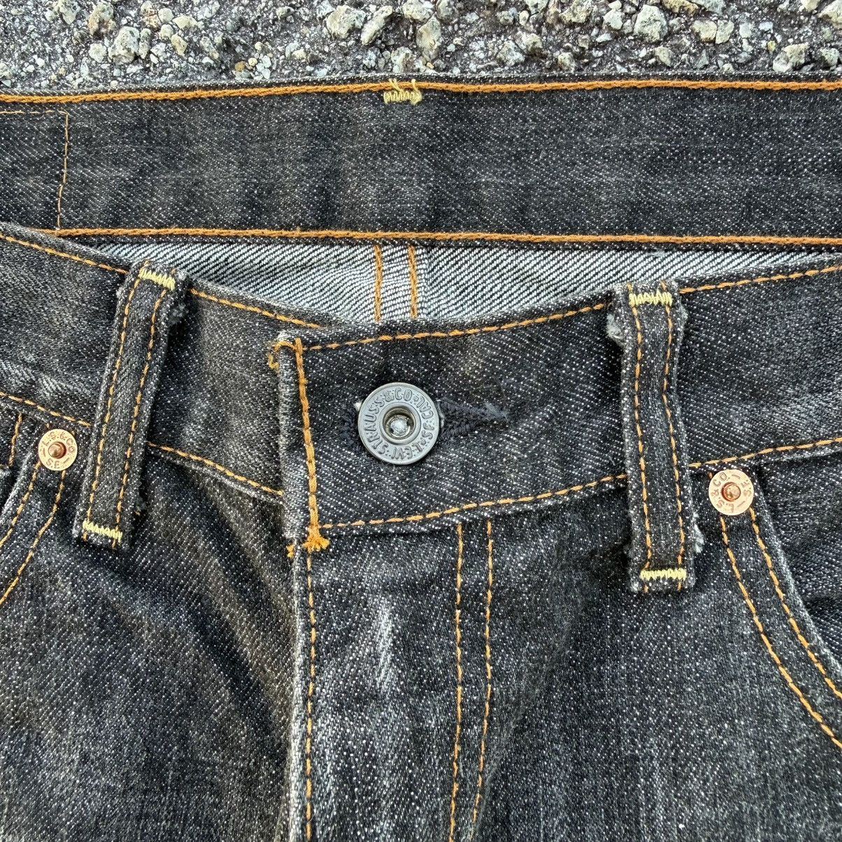 Levi's Vintage Clothing VINTAGE Y2K LEVI'S 503 BLACK DENIM JEAN PANTS Size US 33 - 4 Thumbnail