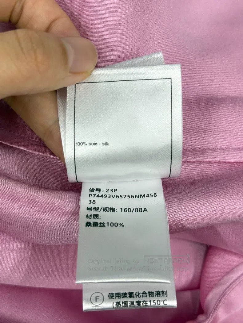 Chanel Chanel 23P pink silk satin dress Size XS / US 0-2 / IT 36-38 - 6 Thumbnail