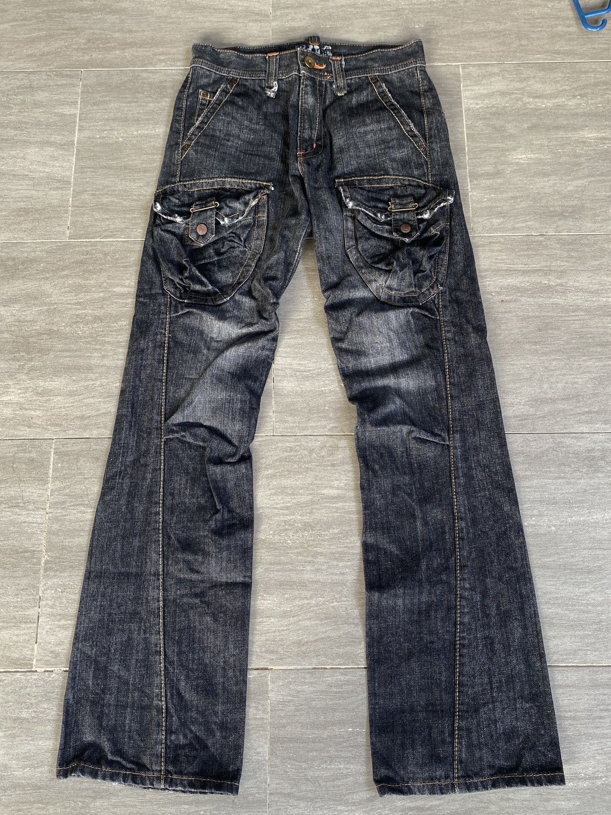 image of Archival Clothing x Edwin Stonewash Vintage Edwin 505 Bushpant Jeans in Indigo, Men's (Size 29)