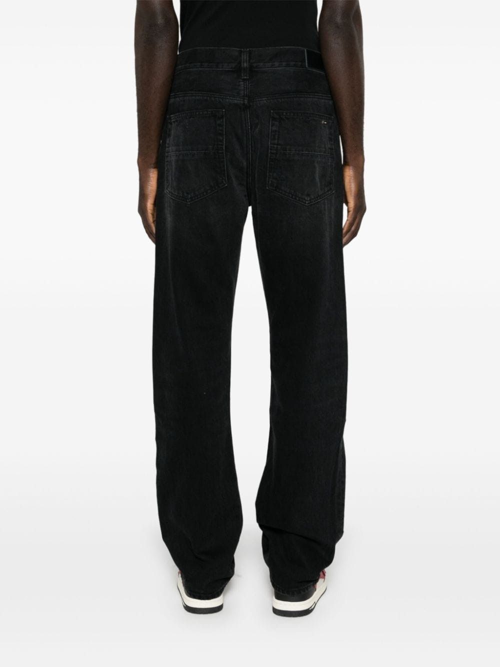 Amiri o1s1wg110725 Bandana Repair Straight Jeans in Black Size US 36 / EU 52 - 5 Thumbnail