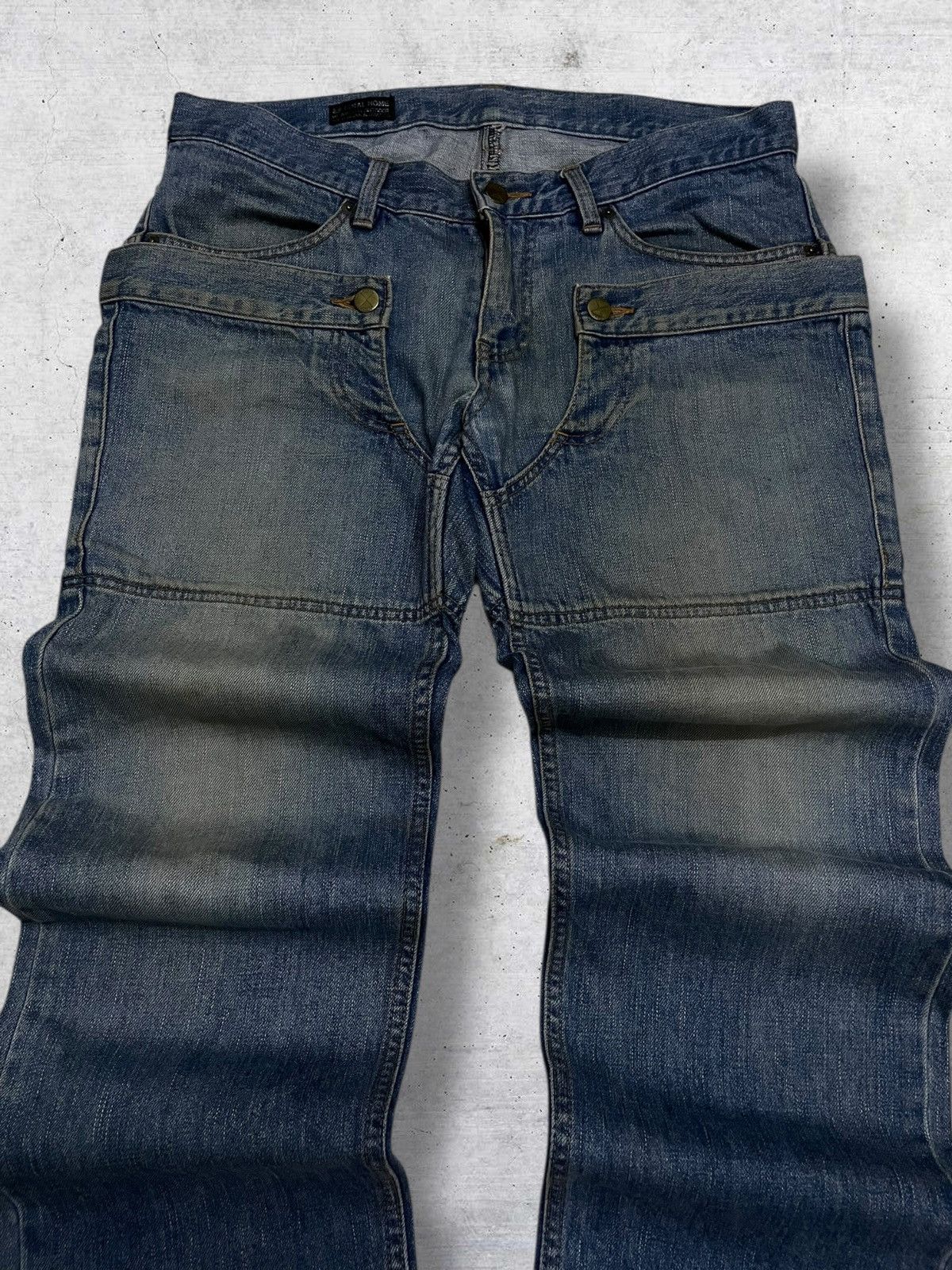 Final Home VINTATE FINAL HOME JAPAN DESIGNER ARCHIVE DOUBLE WAIST DENIM Size US 33 - 4 Thumbnail