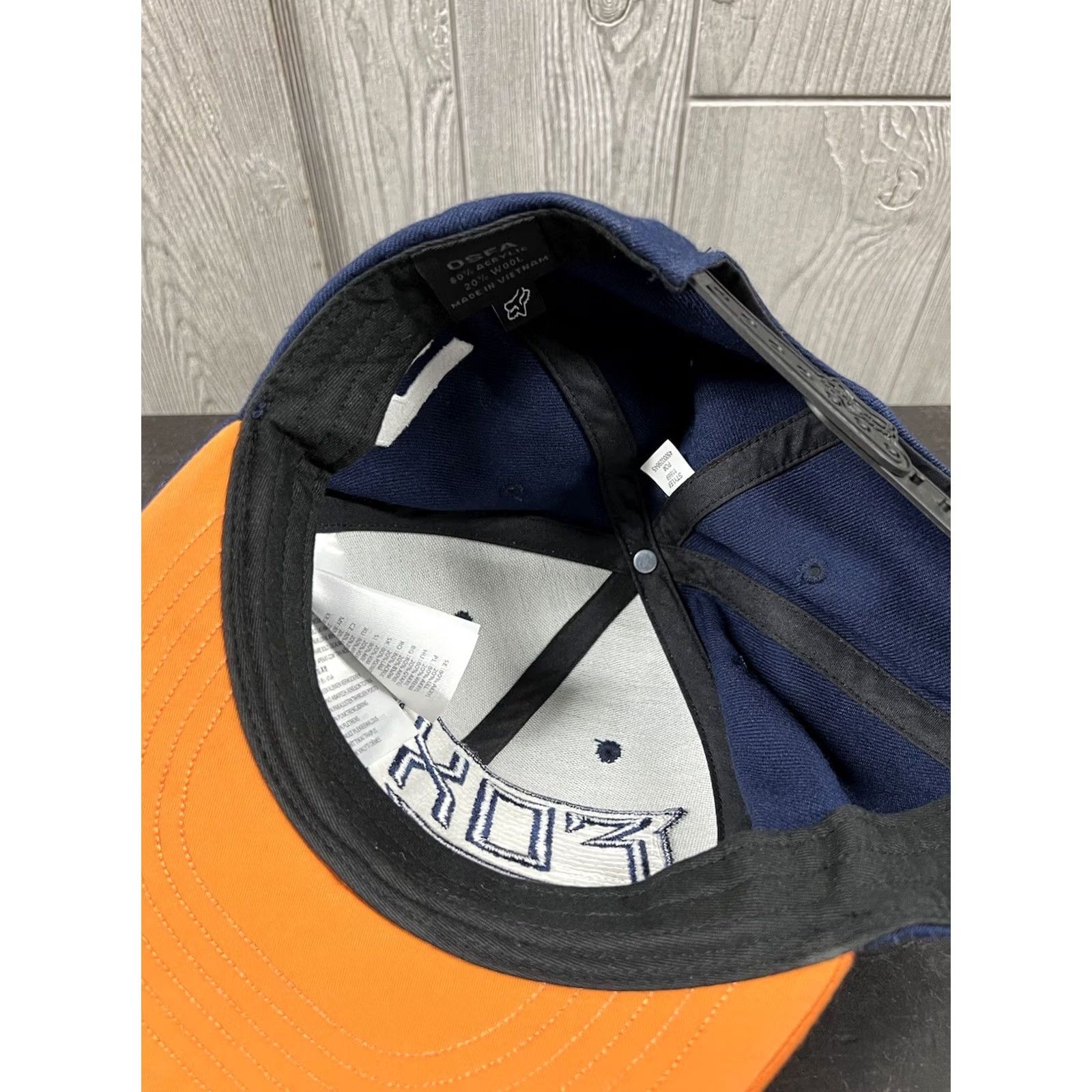 Fox Racing Fox Racing Snapback Hat Motocross Orange Navy Dungey #5 Pro Rare OSFA Men Hat Size ONE SIZE - 7 Thumbnail
