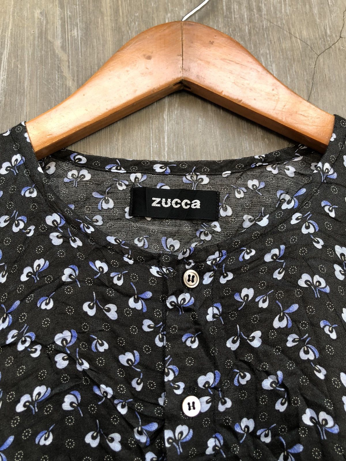 Issey Miyake Issey Miyake Zucca Flower Pattern Blouse Size M / US 6-8 / IT 42-44 - 5 Thumbnail