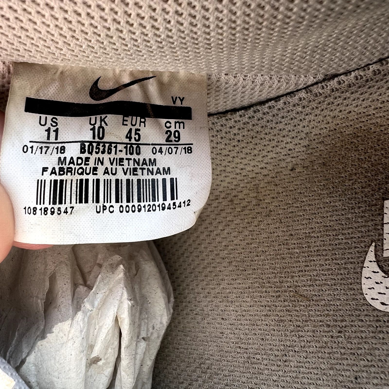 Nike Nike Air Force 1 07LV8 Just Do It - Size 11 - Ships Now Size US 11 / EU 44 - 7 Thumbnail