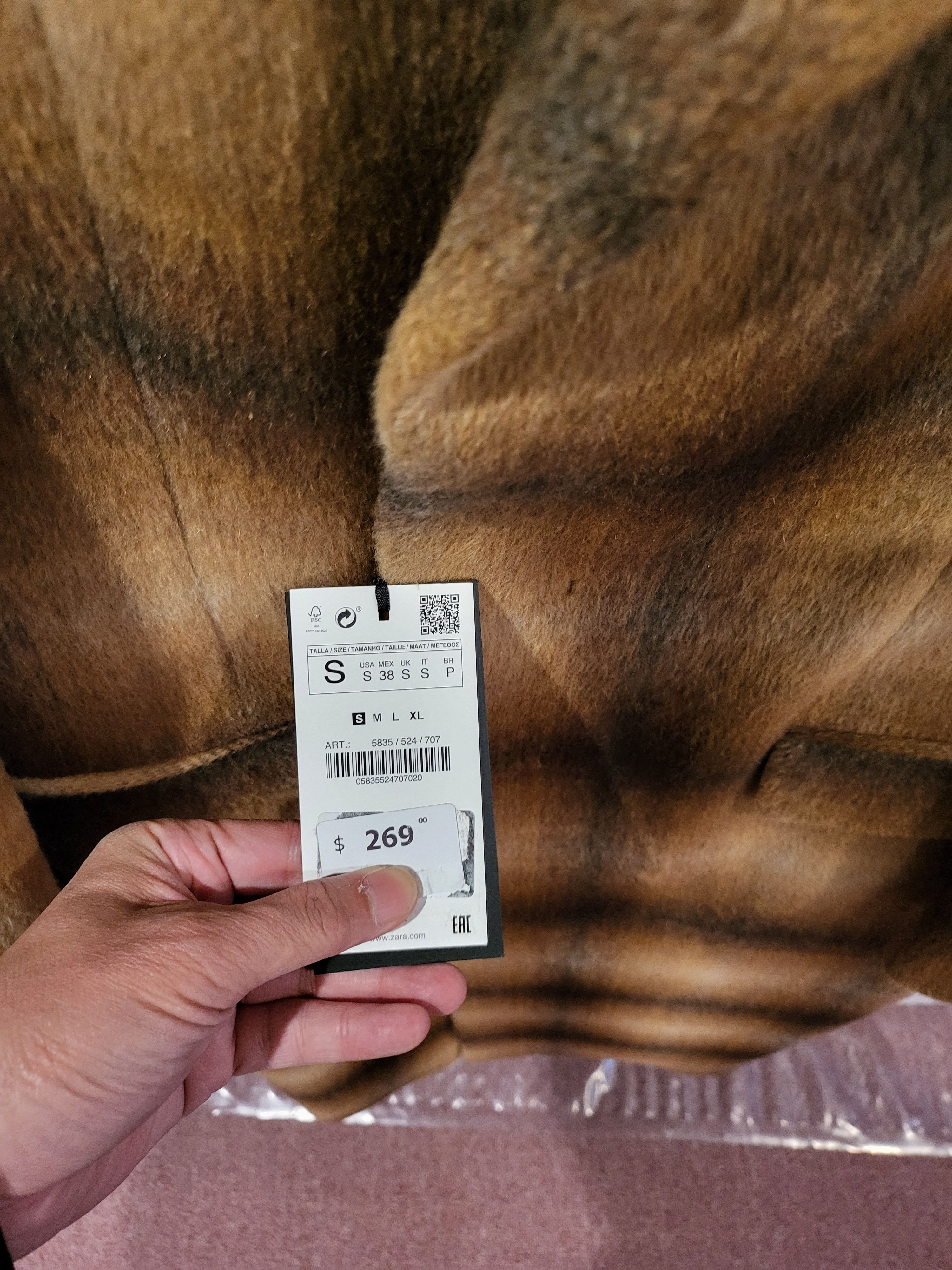 Zara Oversized Single Breasted Long Wool Coat Size US S / EU 44-46 / 1 - 9 Thumbnail