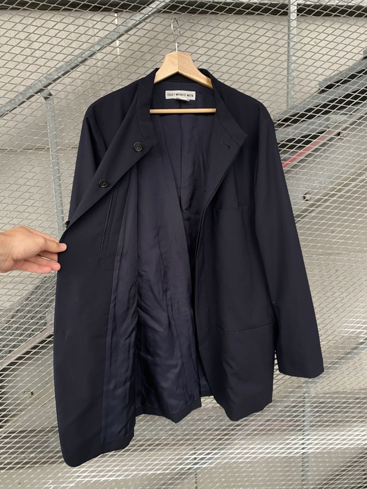 Issey Miyake Issey Miyake Mandarina Colar Blazer Size US L / EU 52-54 / 3 - 9 Thumbnail